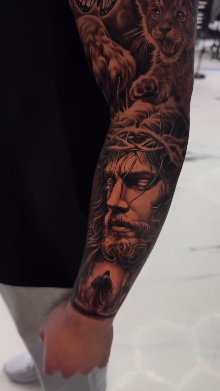 Tattoo by @tattoosbyivang — realism, black_and_grey