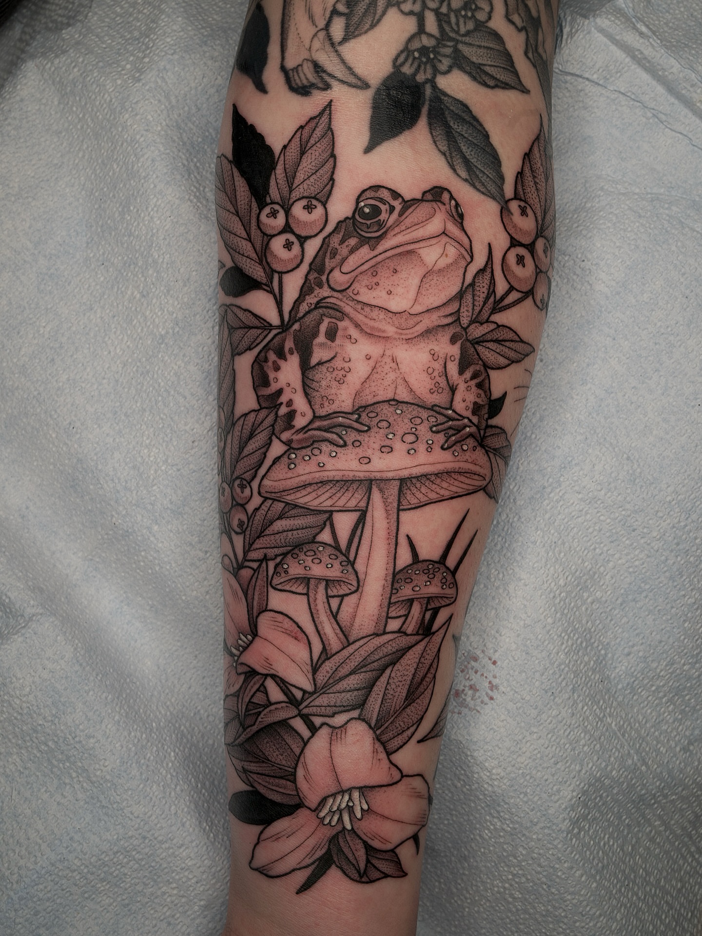 Tattoo by @thiefhands — black_and_grey, realism