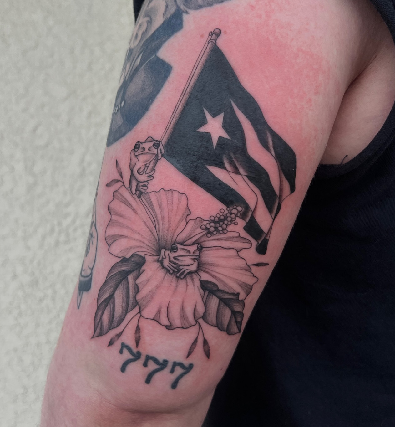 Tattoo by @latebloomertattoosmn — black_and_grey