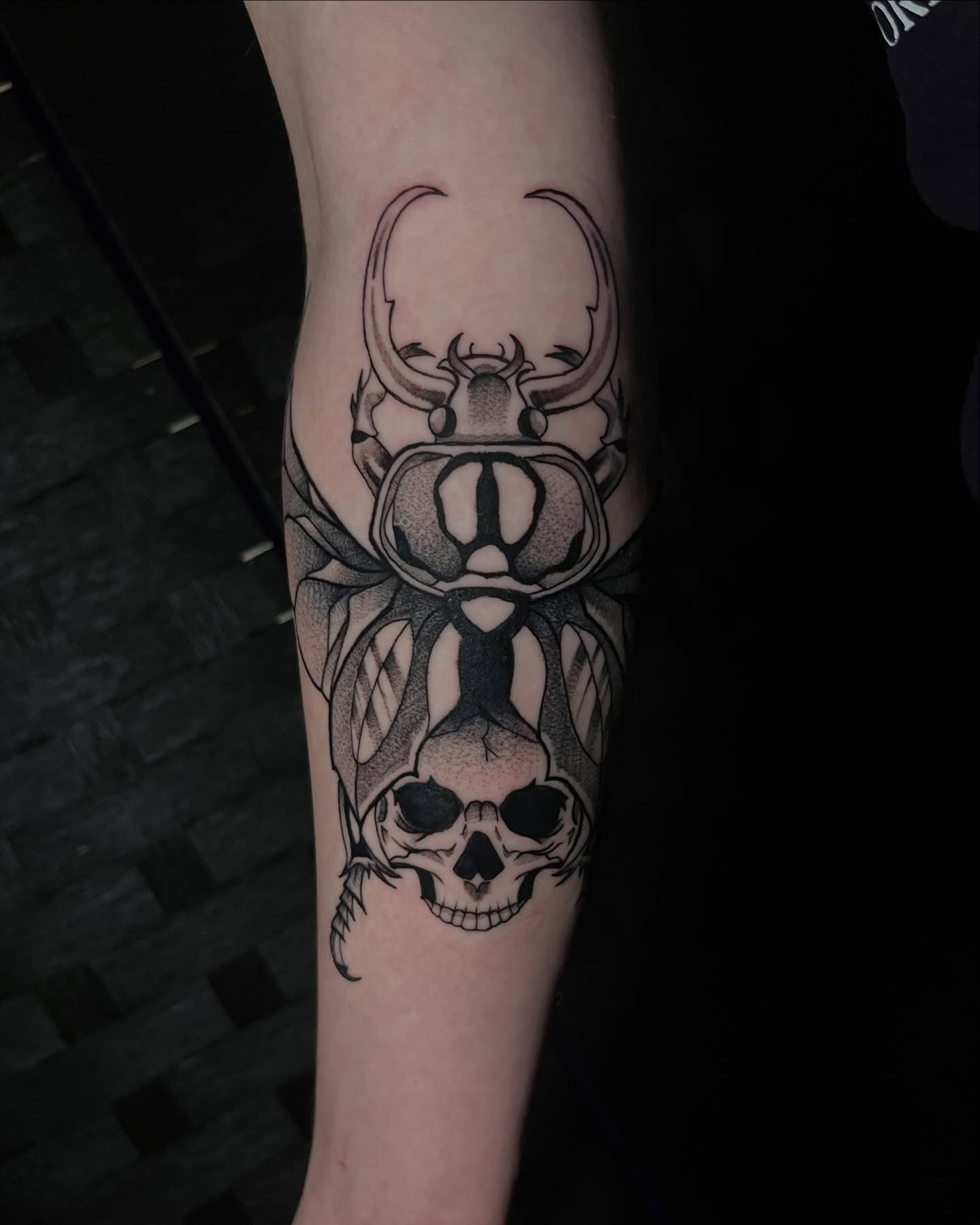 Tattoo by @strangecxncept — dotwork, realism