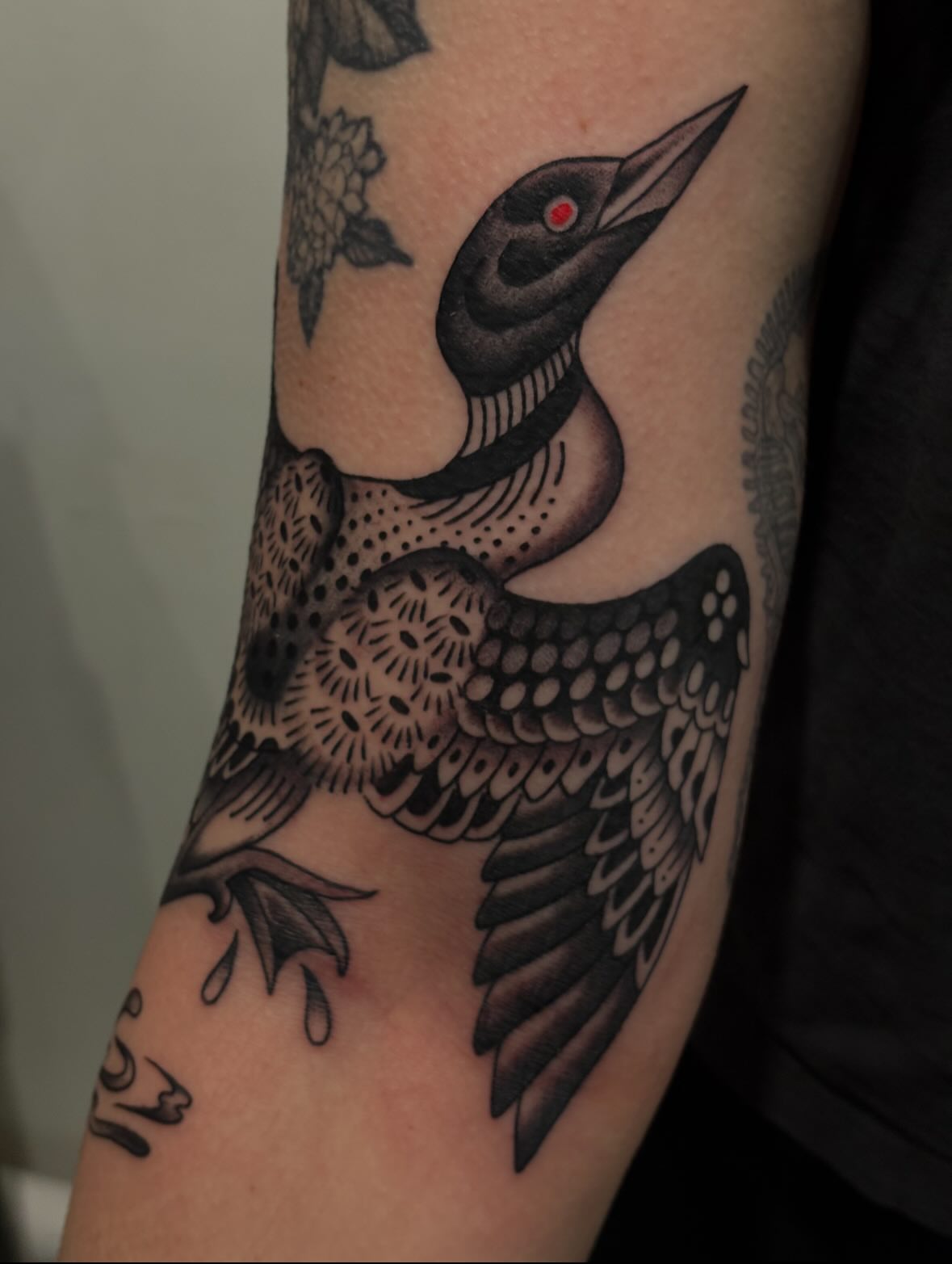 Tattoo by @brigettealysontattoos — black_and_grey