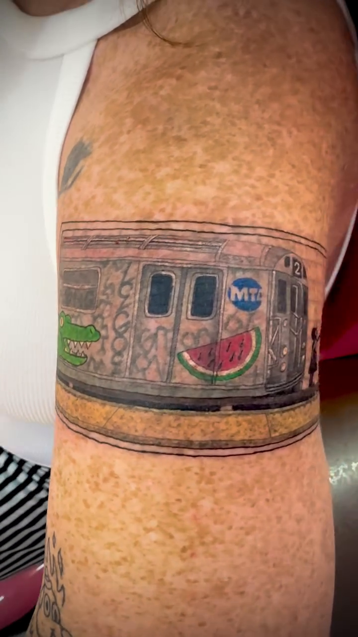 Tattoo by @legoetatts — new_school