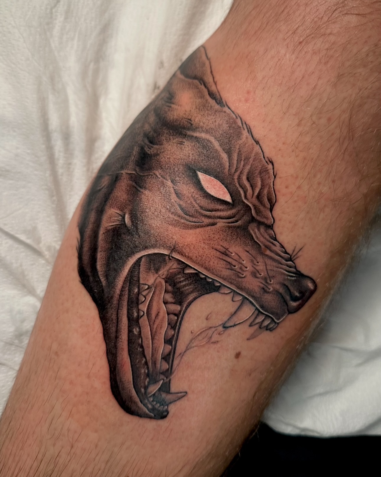 Tattoo by @dogtoothtattoos — realism, dark_realism