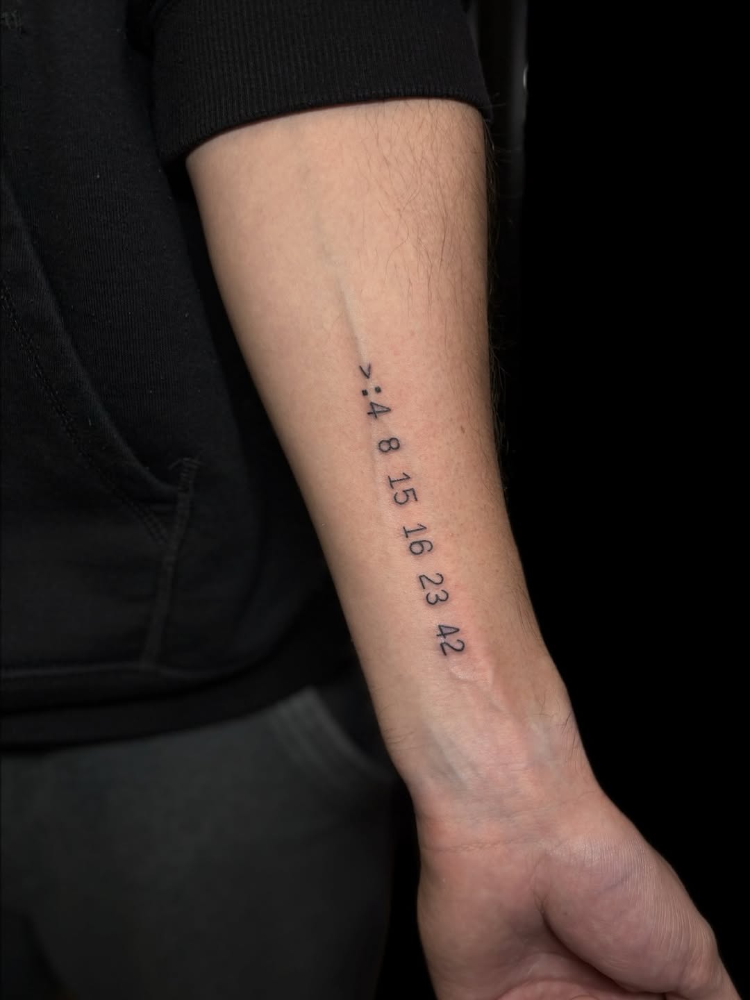 Tattoo by @sabbytattz — lettering_script, fine_line