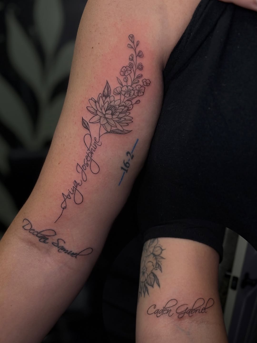 Tattoo by @sabbytattz — fine_line, lettering_script