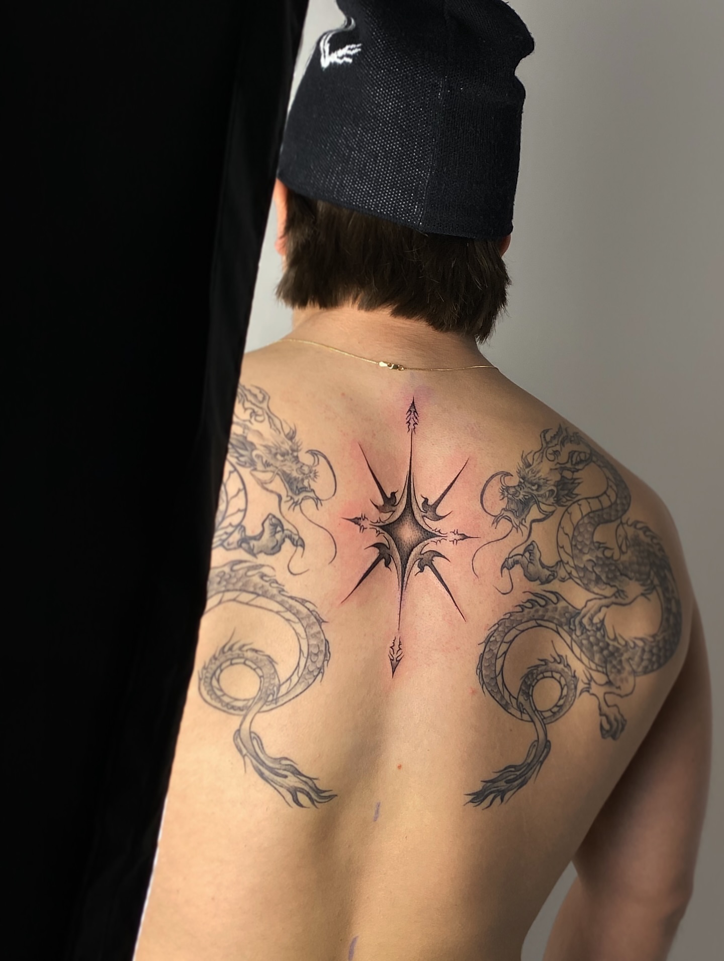 Tattoo by @shortkingtattoo — black_and_grey