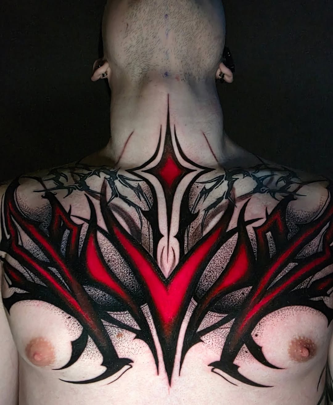 Tattoo by @kelseylorrae β blackwork, dotwork