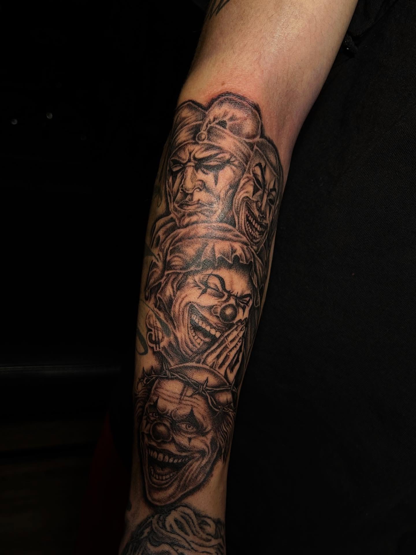 Tattoo by @mena_tats — black_and_grey, realism