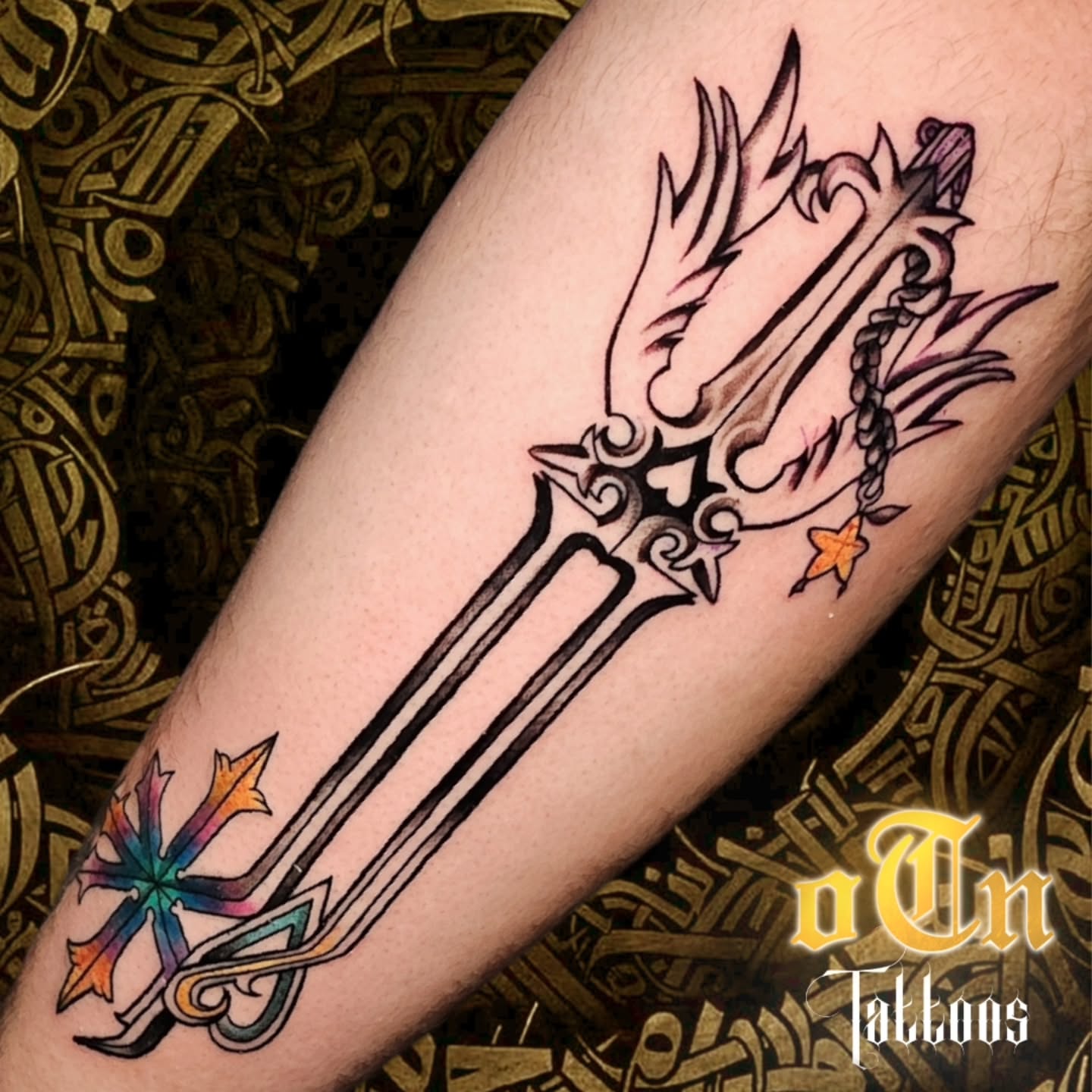 Tattoo by @josh_otn — watercolor, ornamental