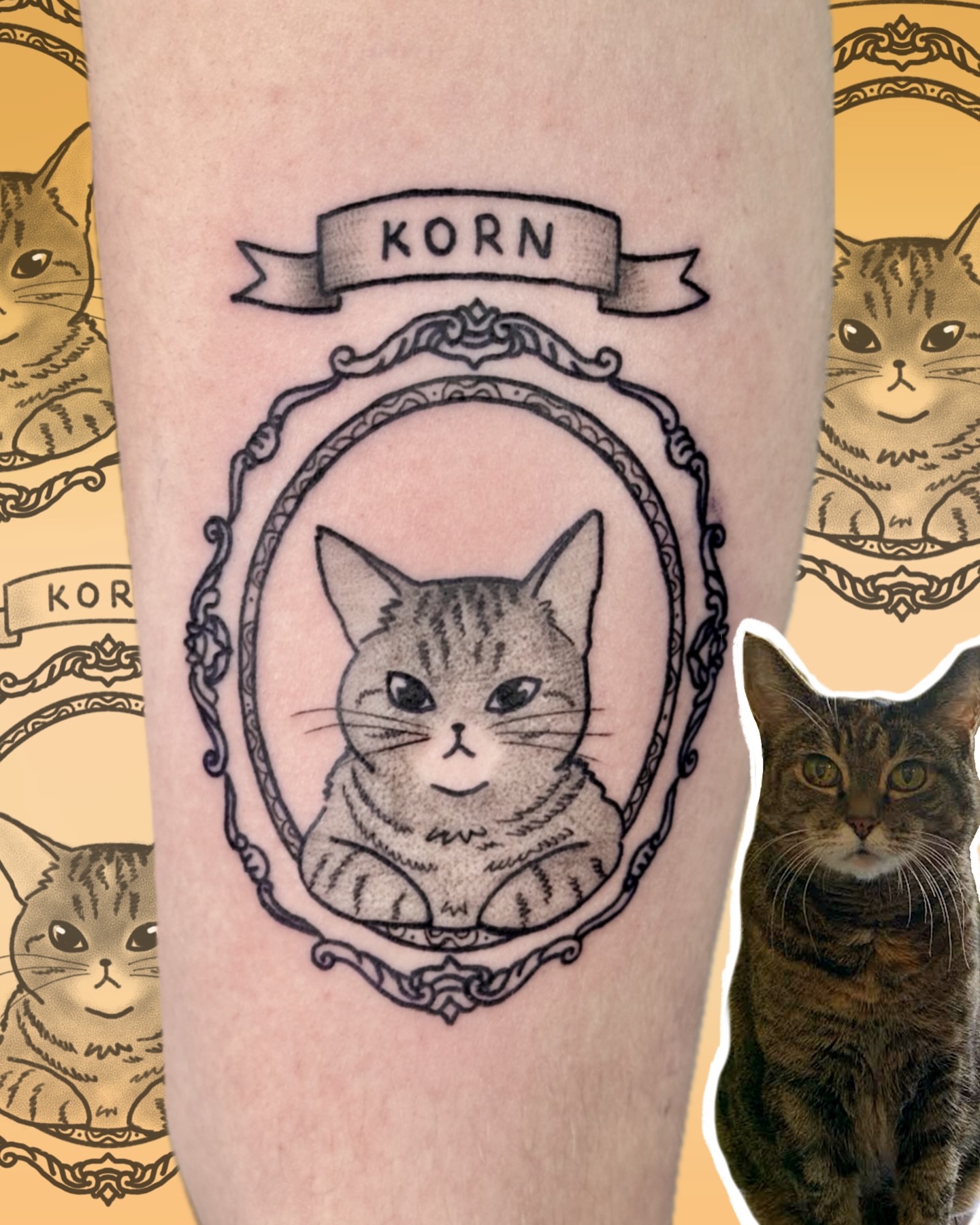 Tattoo by @goom_tattoo — black_and_grey