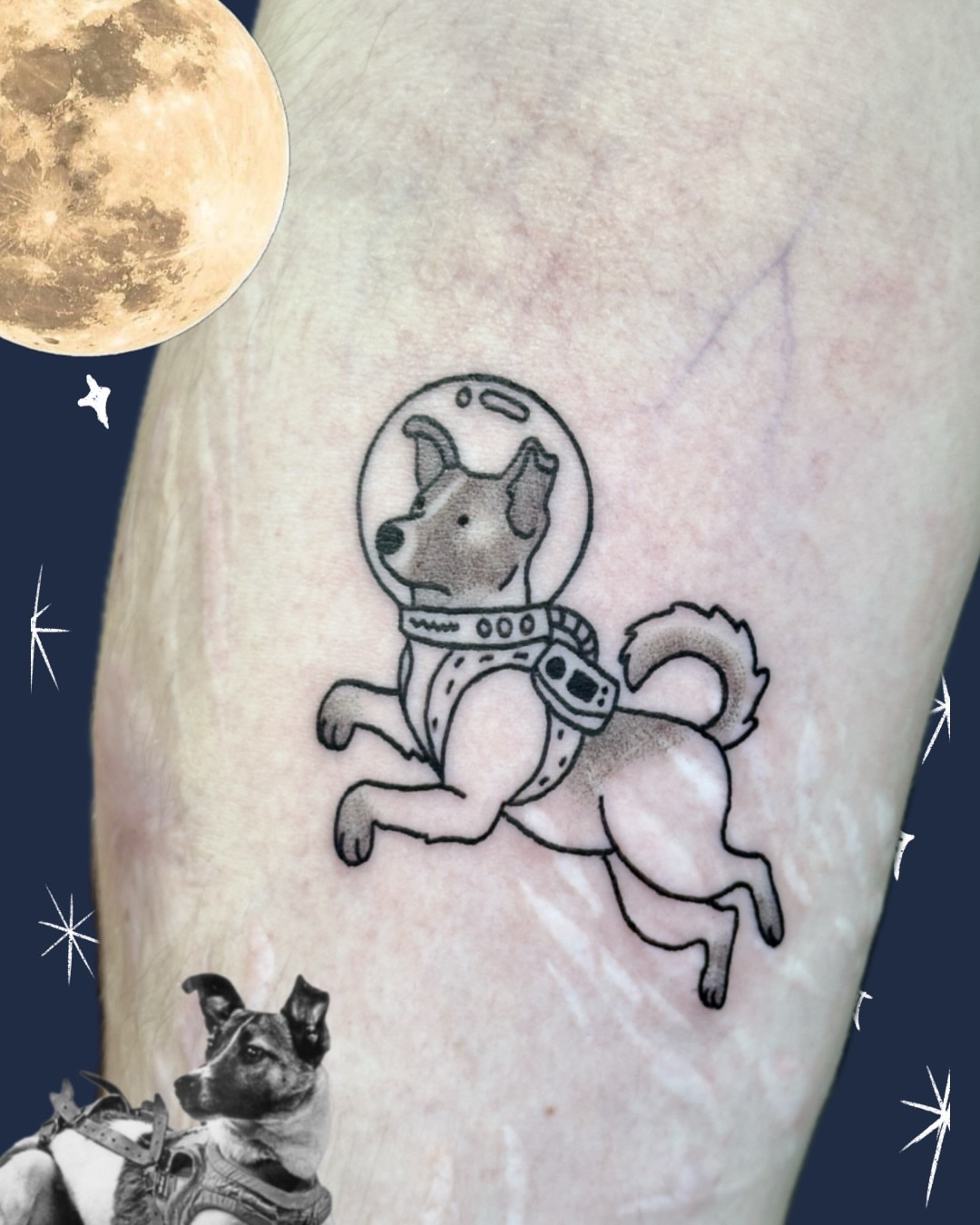 Tattoo by @goom_tattoo — black_and_grey