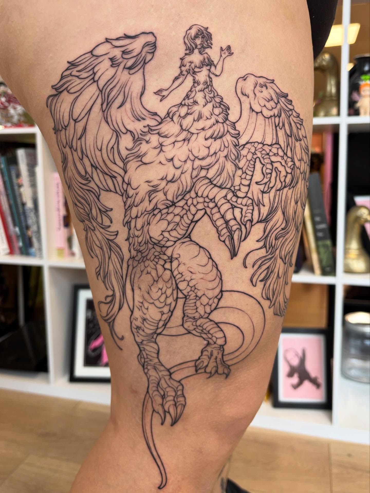 Tattoo by @joelytattoos — black_and_grey