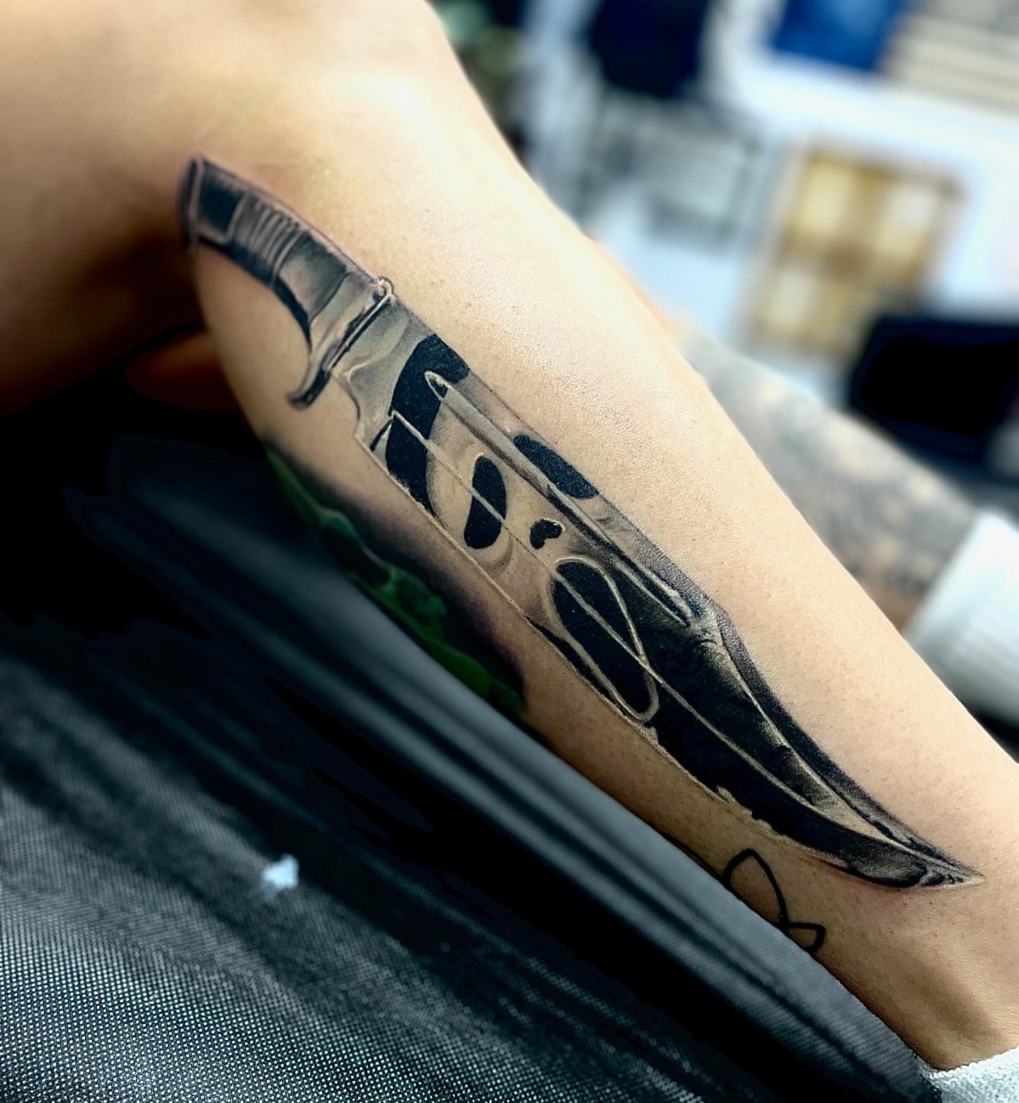 Tattoo by @doeboy818 β black_and_grey