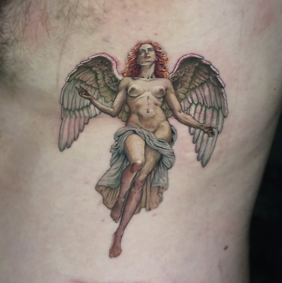 Tattoo by @inkbybcake โ realism, black_and_grey