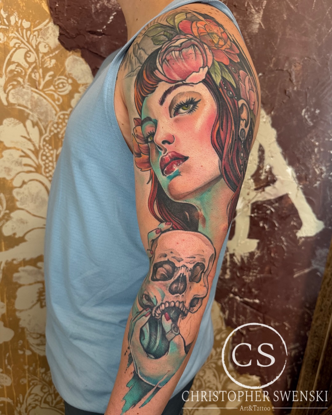Tattoo by @chris_swenski_tattoo — american_traditional, realism