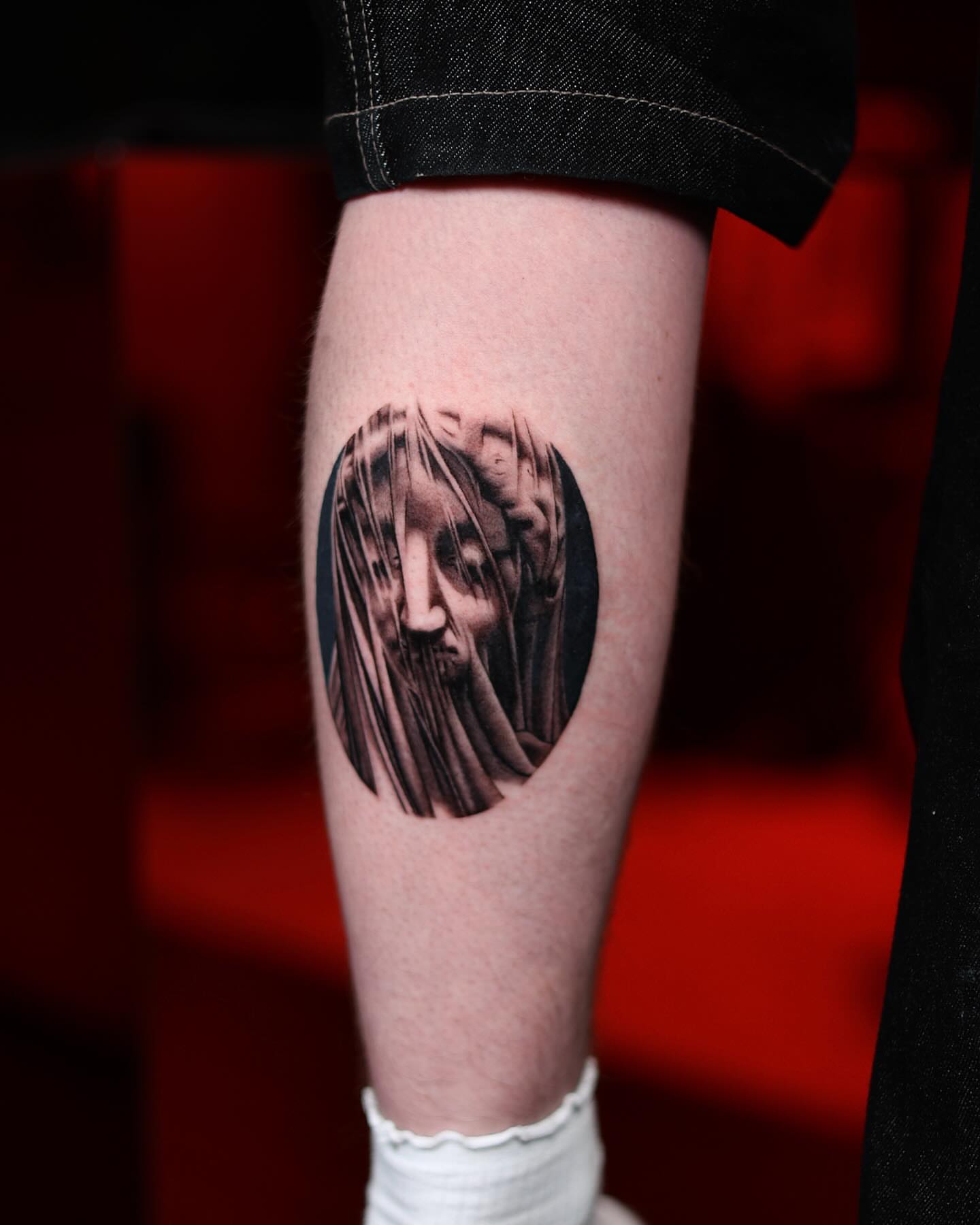 Woman's face realism tattoo on the forearm by Scott!!!