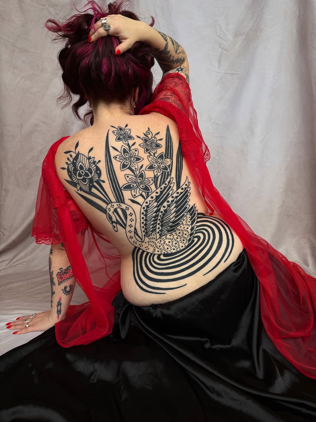 Tattoo by @cosmic___karma — blackwork, ornamental