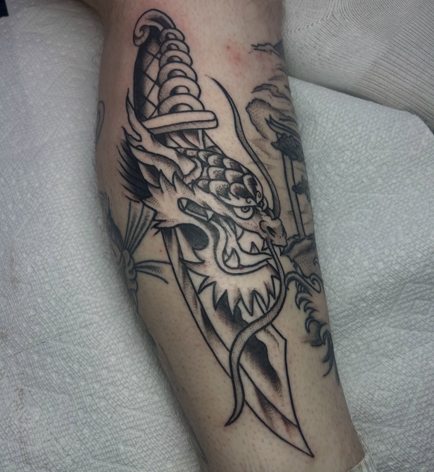Tattoo by @yobeazytattoos — black_and_grey