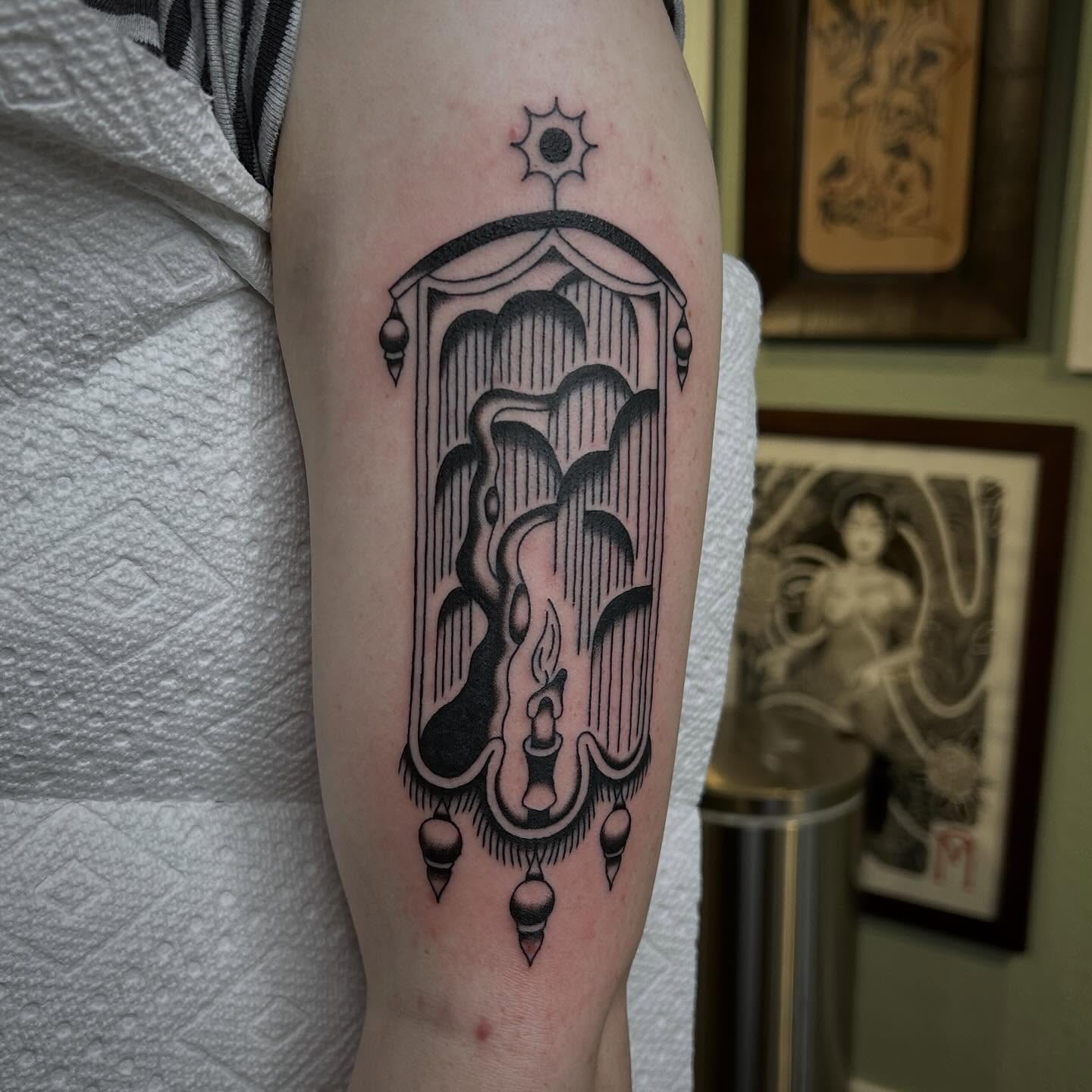 Tattoo by @moosetattooer β black_and_grey