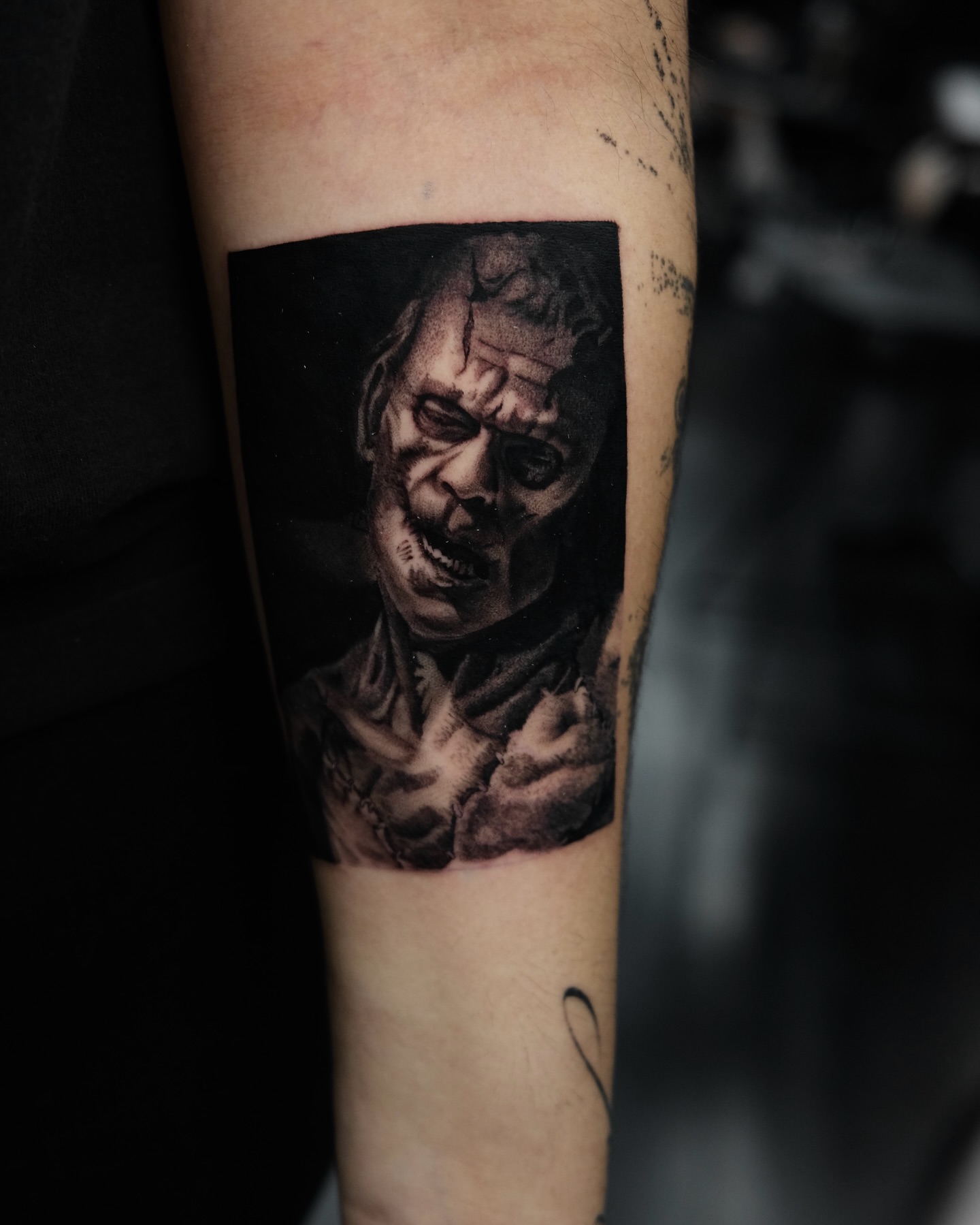 Zombie realism tattoo on the forearm by belen (bae-lin)🇺🇾, Mesa, Arizona