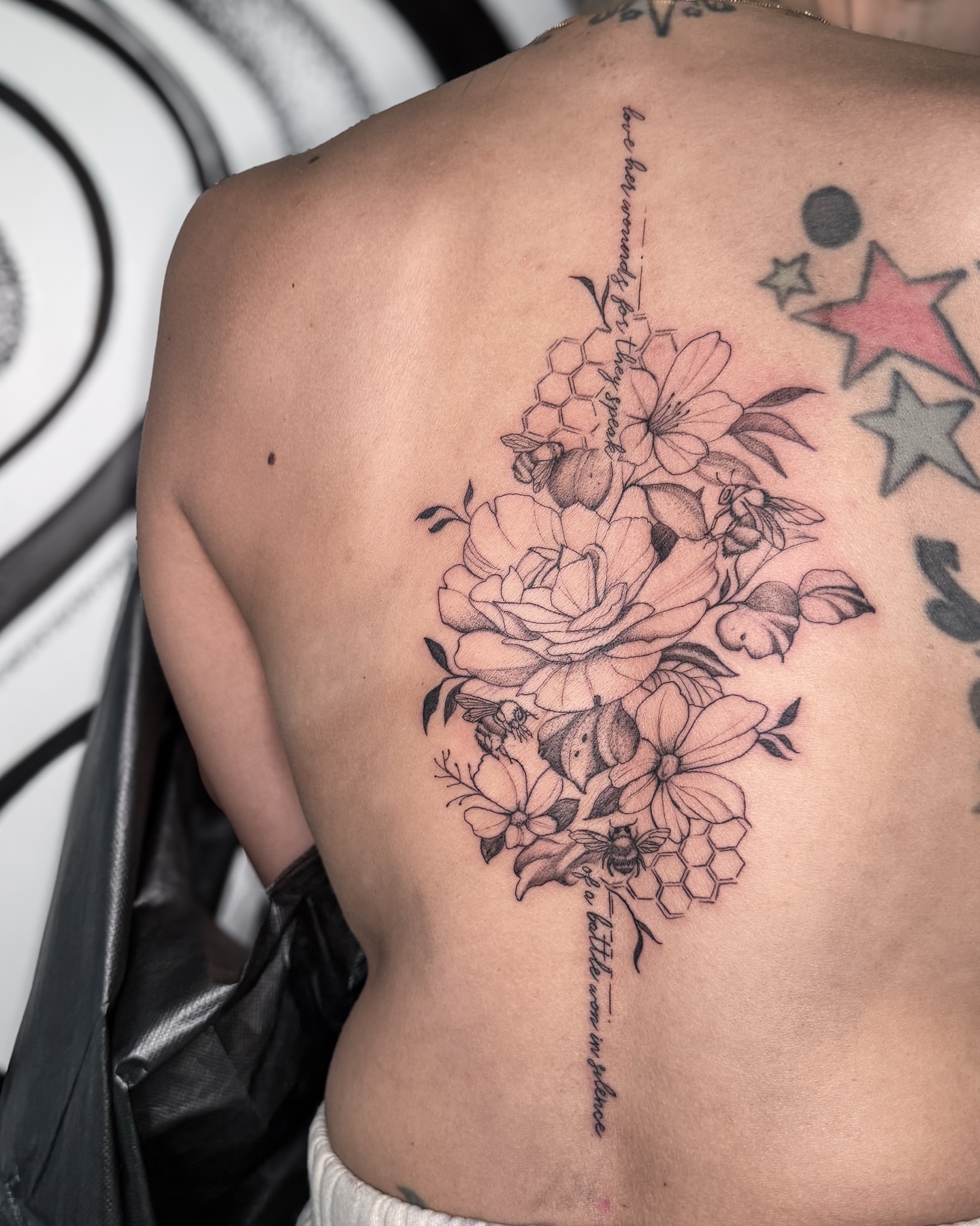 Tattoo by @natalierosas_ โ black_and_grey, realism