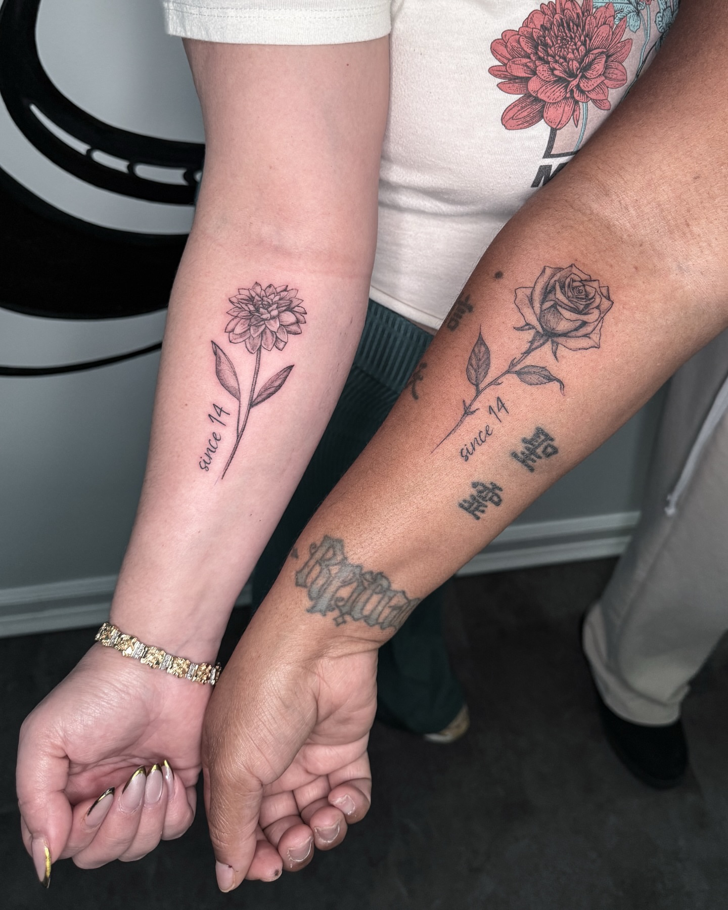 Tattoo by @natalierosas_ โ black_and_grey