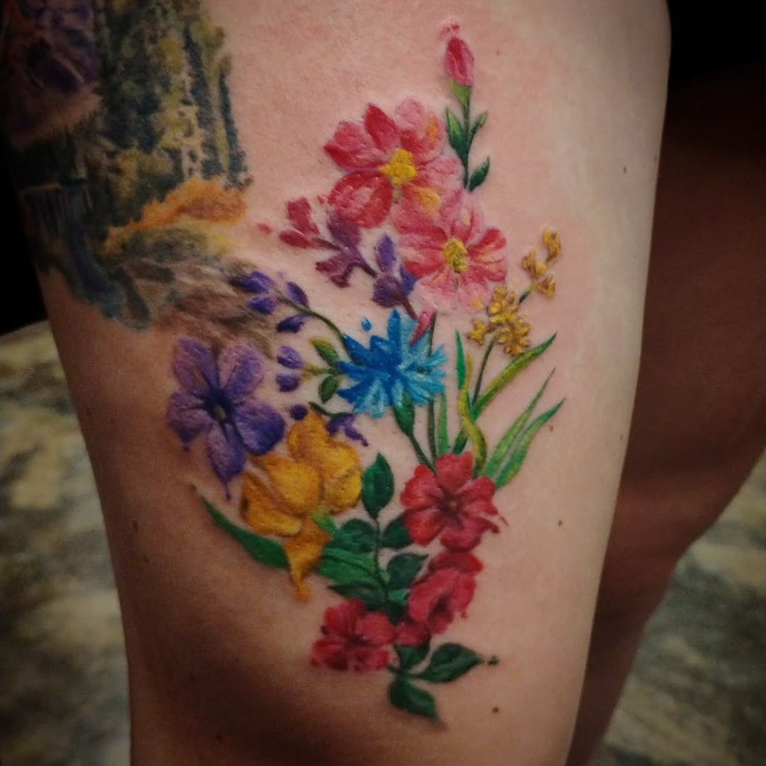 Tattoo by @jasonhondo — watercolor