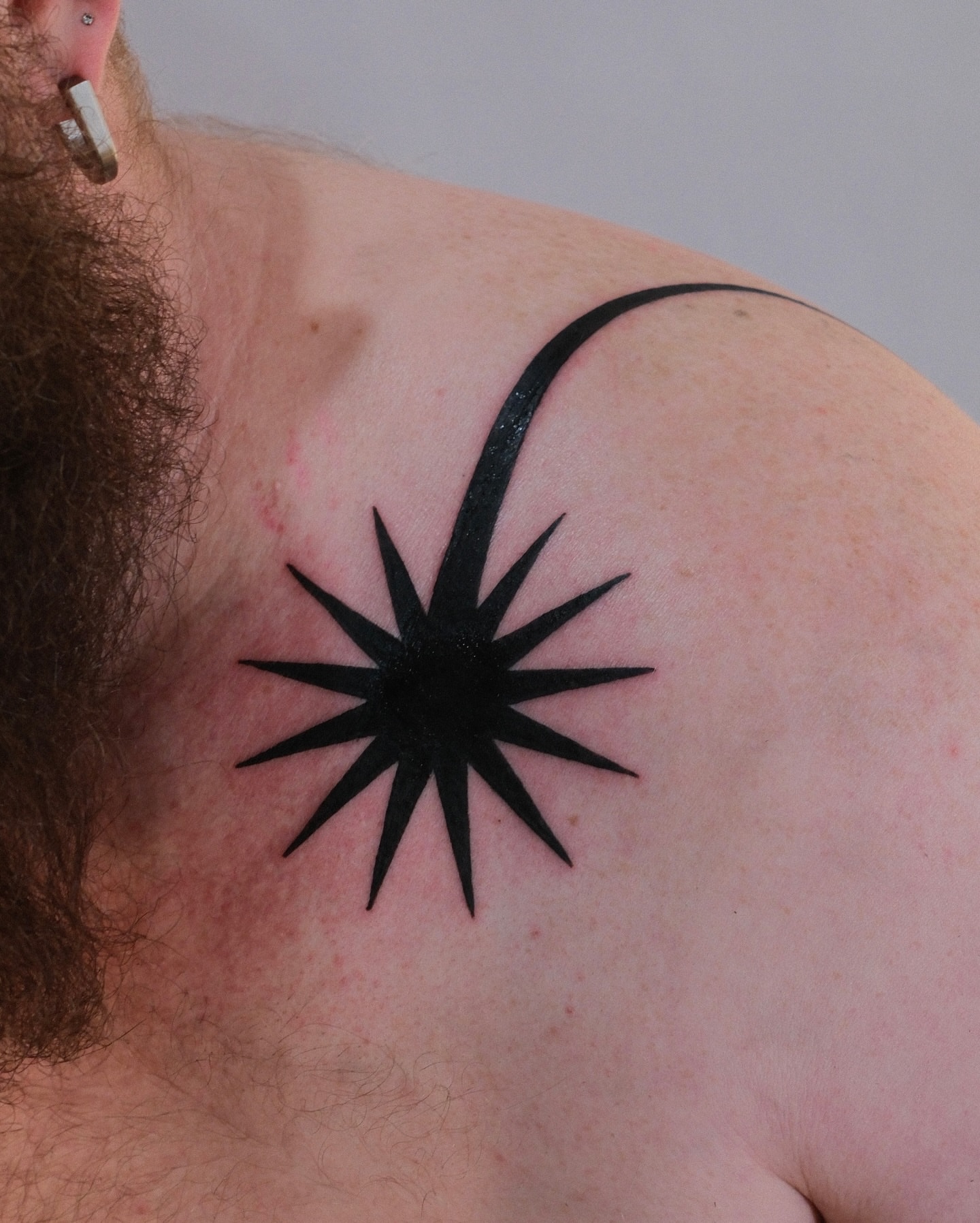 Tattoo by @wonkycube — black_and_grey