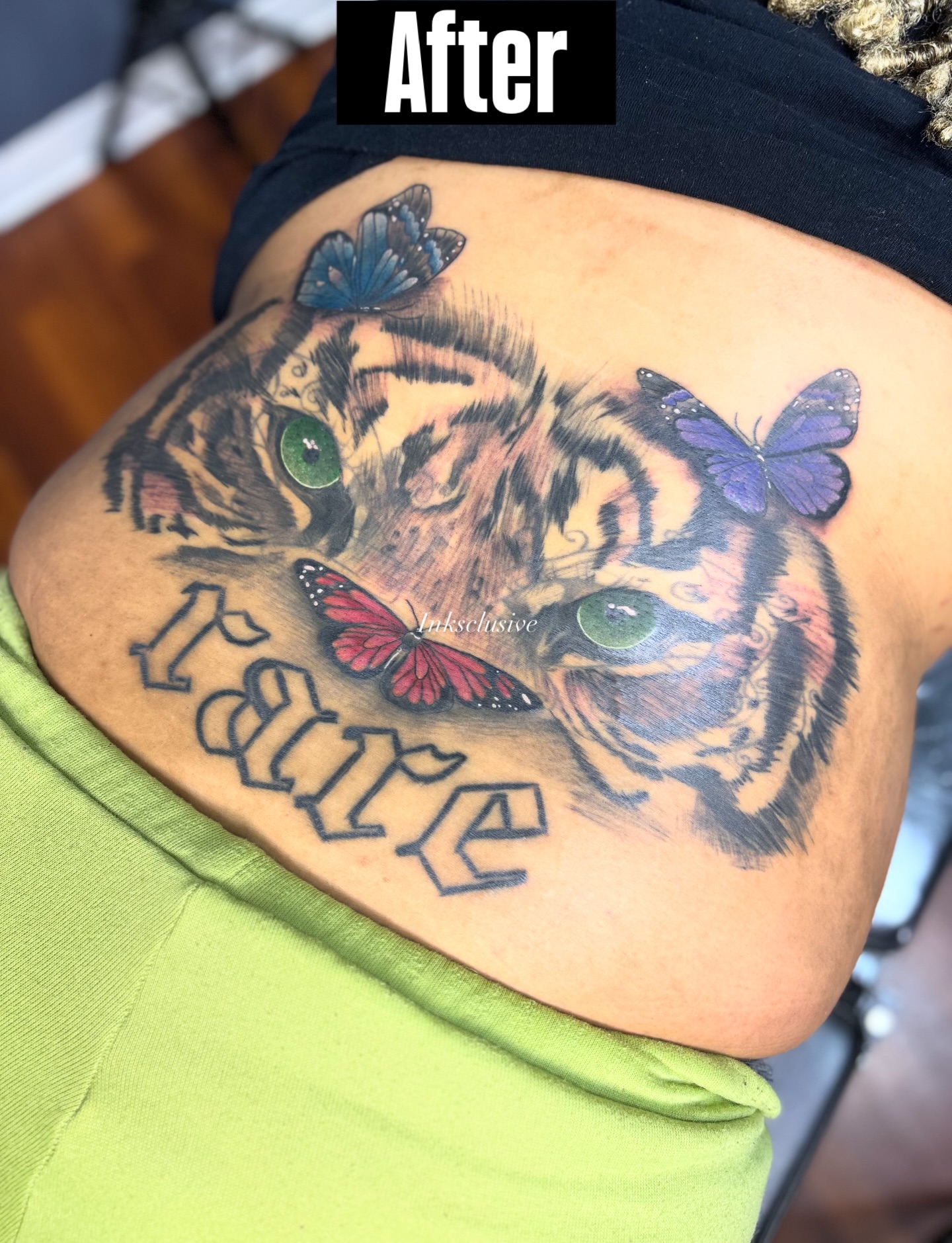 Tattoo by @inksclusive — realism, dotwork
