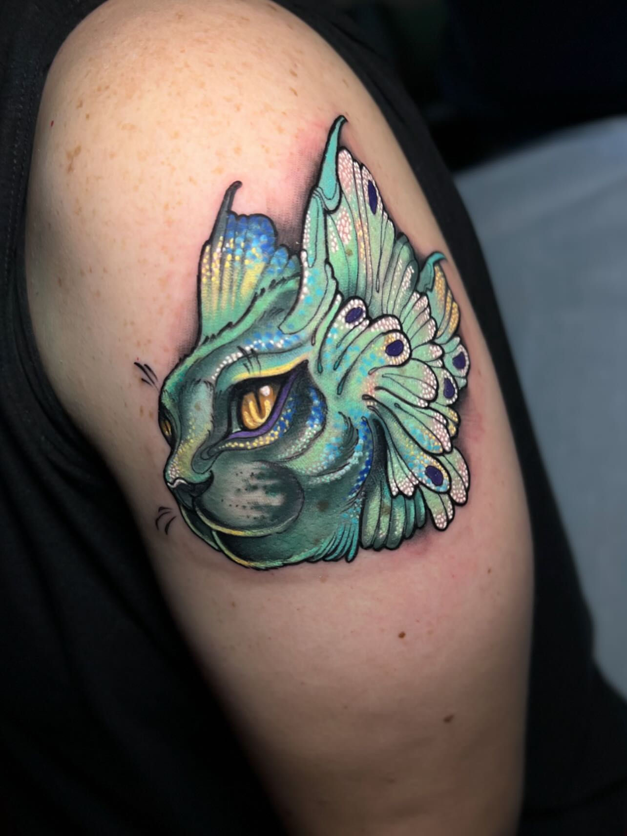 Tattoo by @scallywaggins — new_school, illustrative