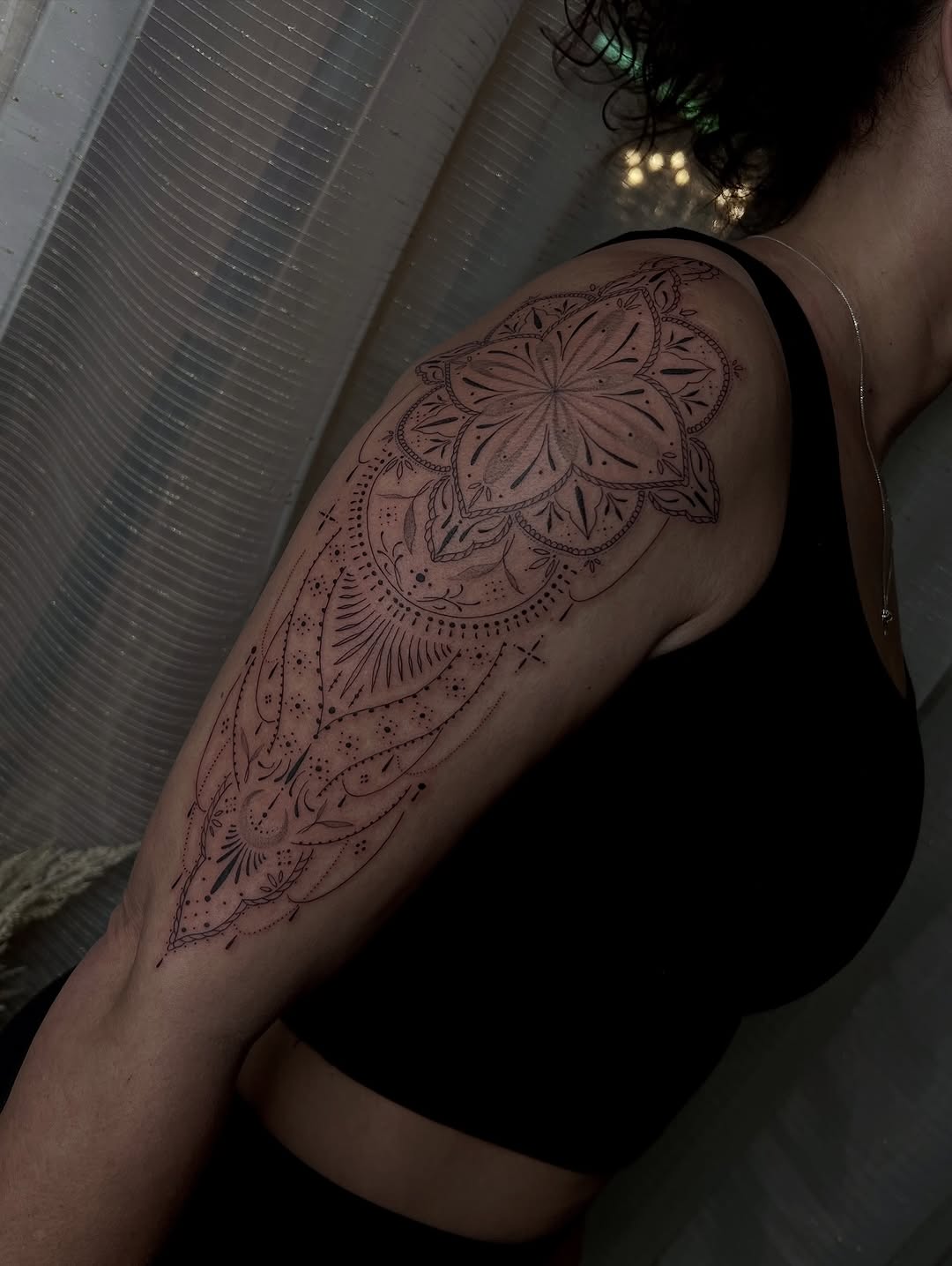 Tattoo by @inkbyjustene — geometric, ornamental