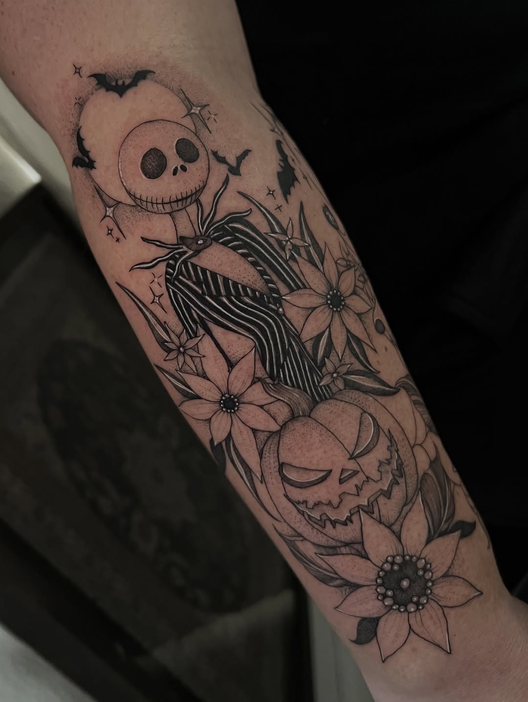 Tattoo by @inkbyjustene — black_and_grey, realism