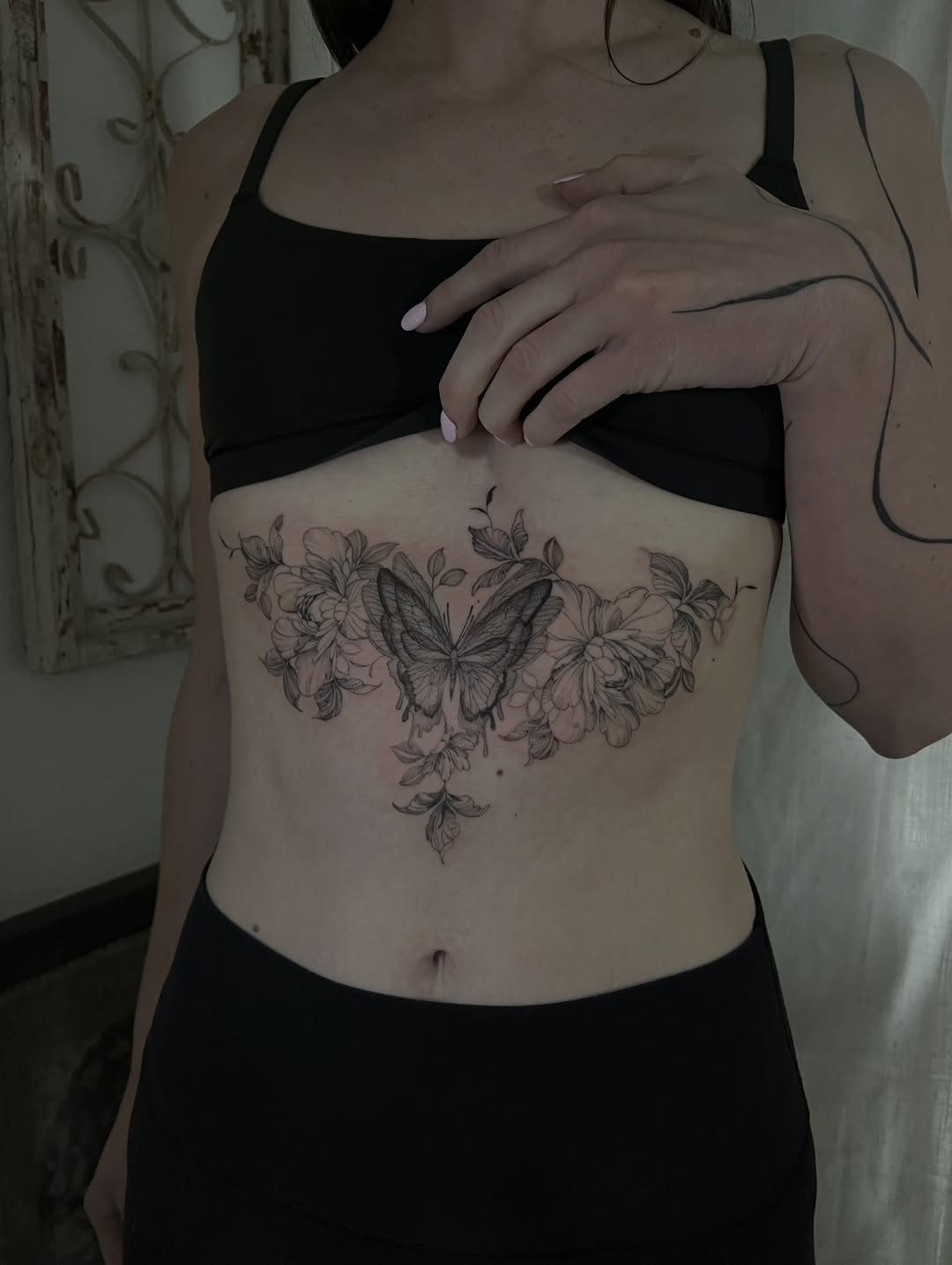 Tattoo by @inkbyjustene — fine_line, black_and_grey