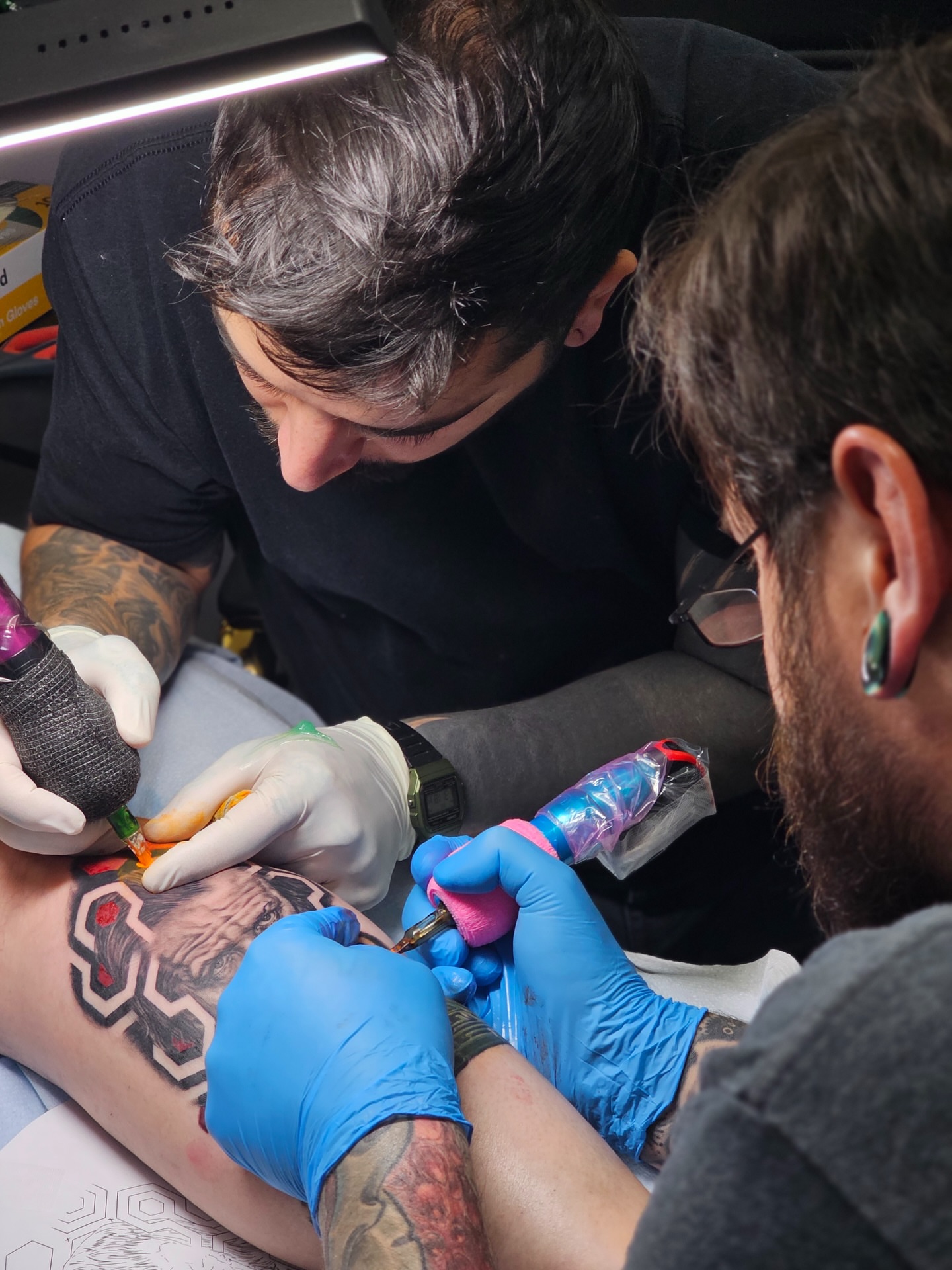 Tattoo by @aaronpackardta2 — geometric