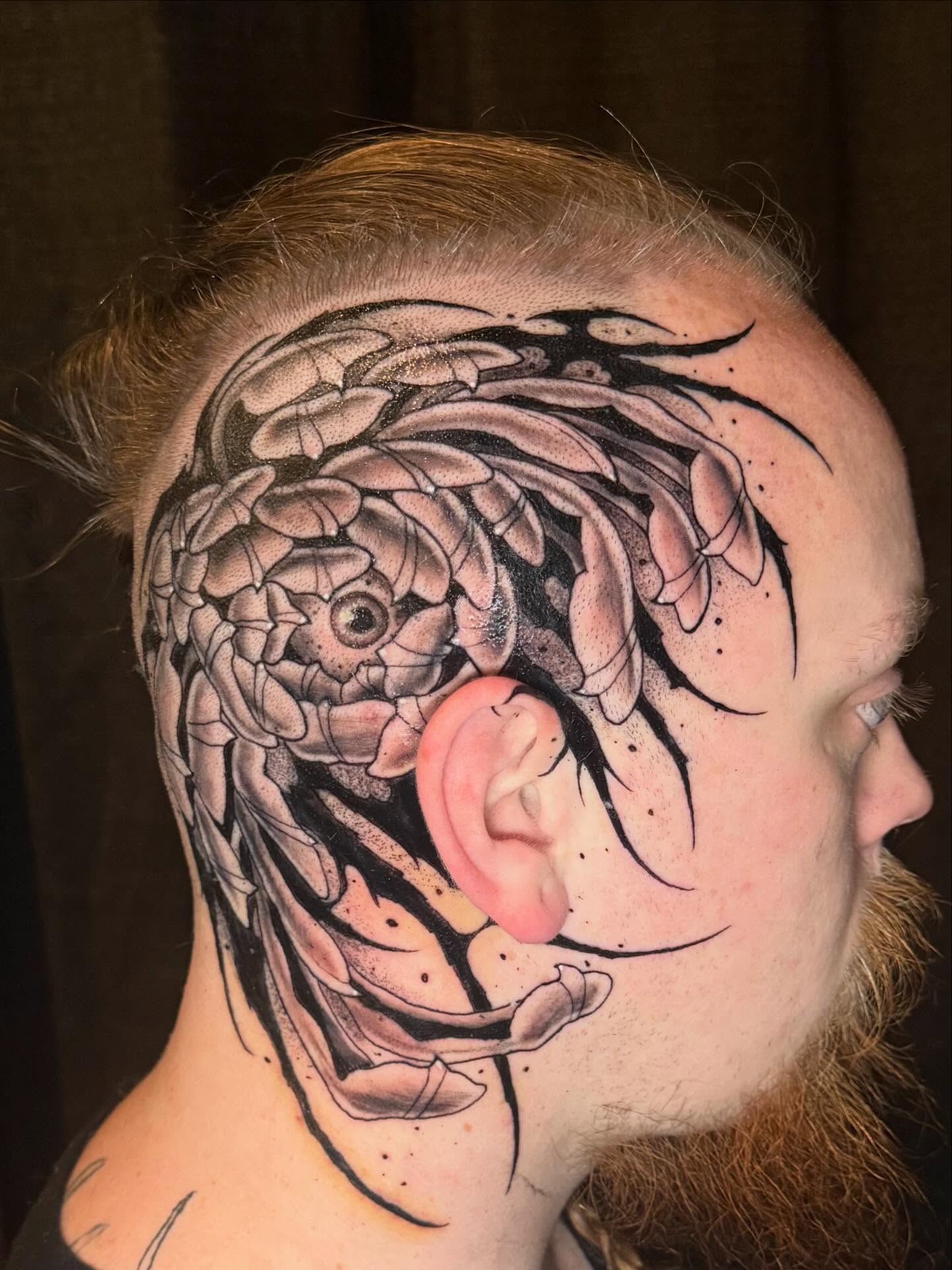 Tattoo by @artjunkiedc — black_and_grey