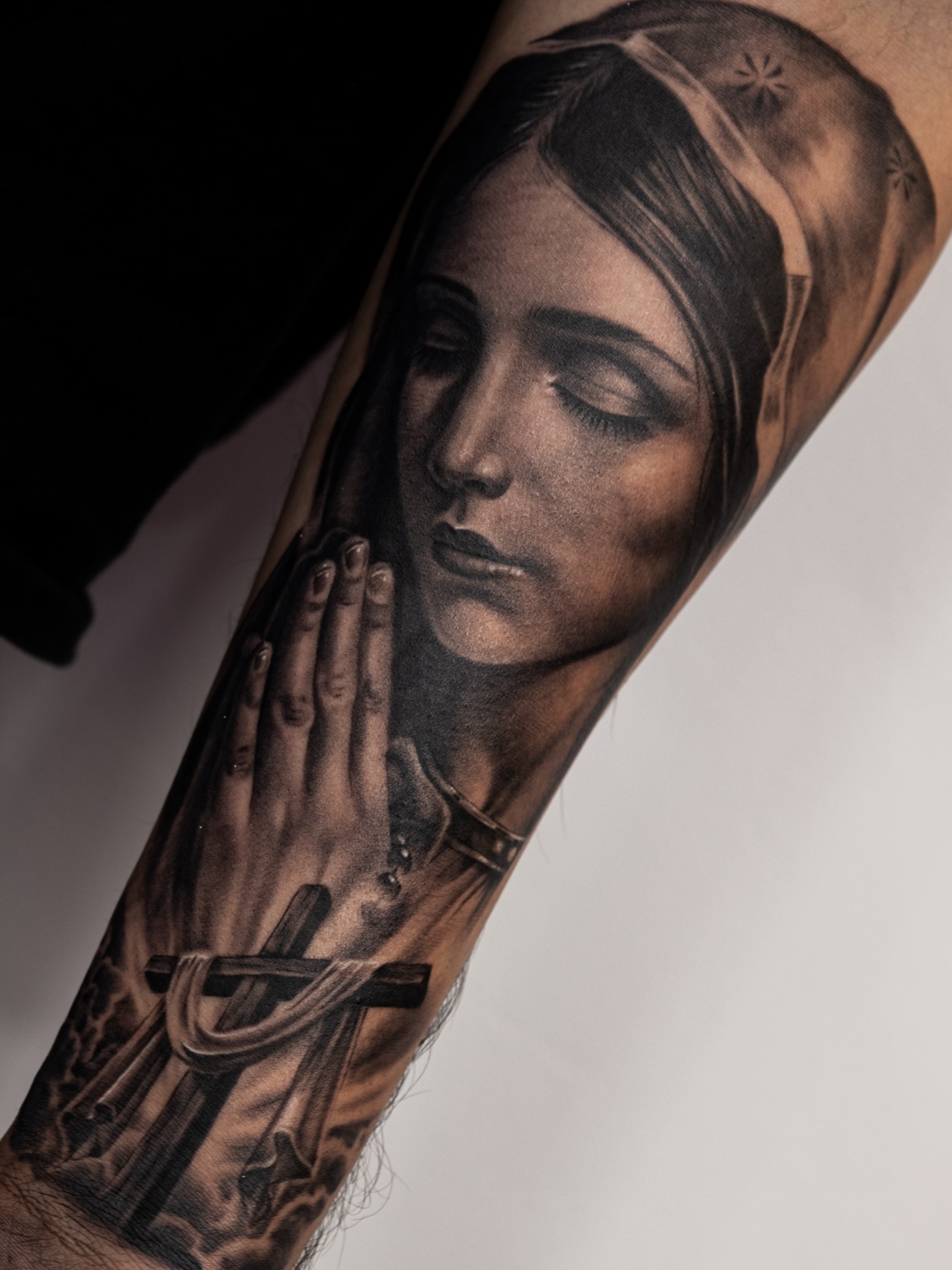 Tattoo by @salazar_ink — realism, black_and_grey