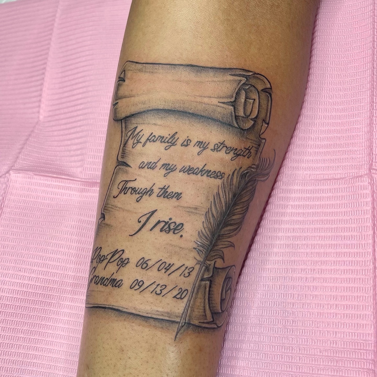 Tattoo by @inknpaint.society β black_and_grey