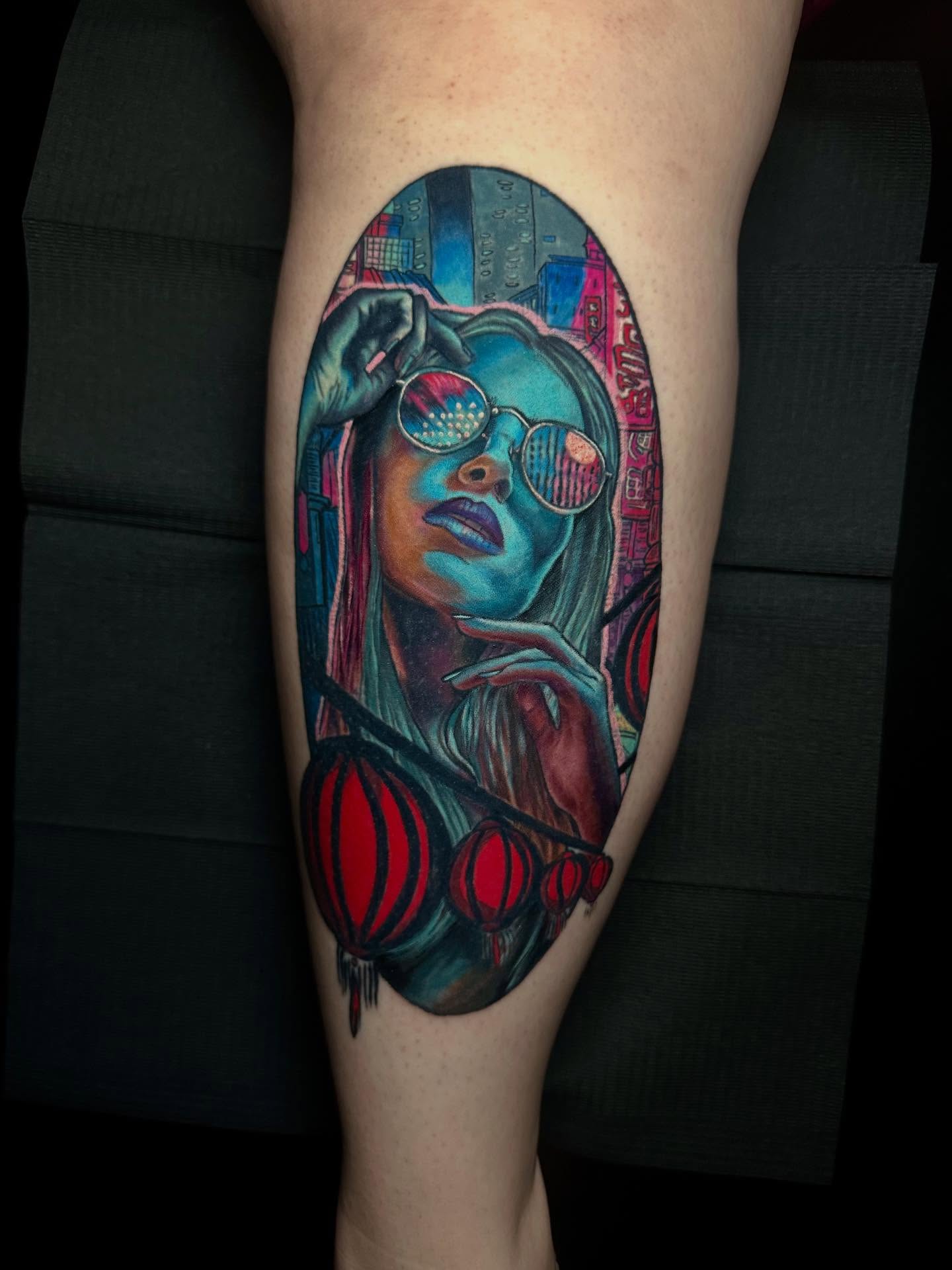 Tattoo by @kreidtattoo — realism, anime