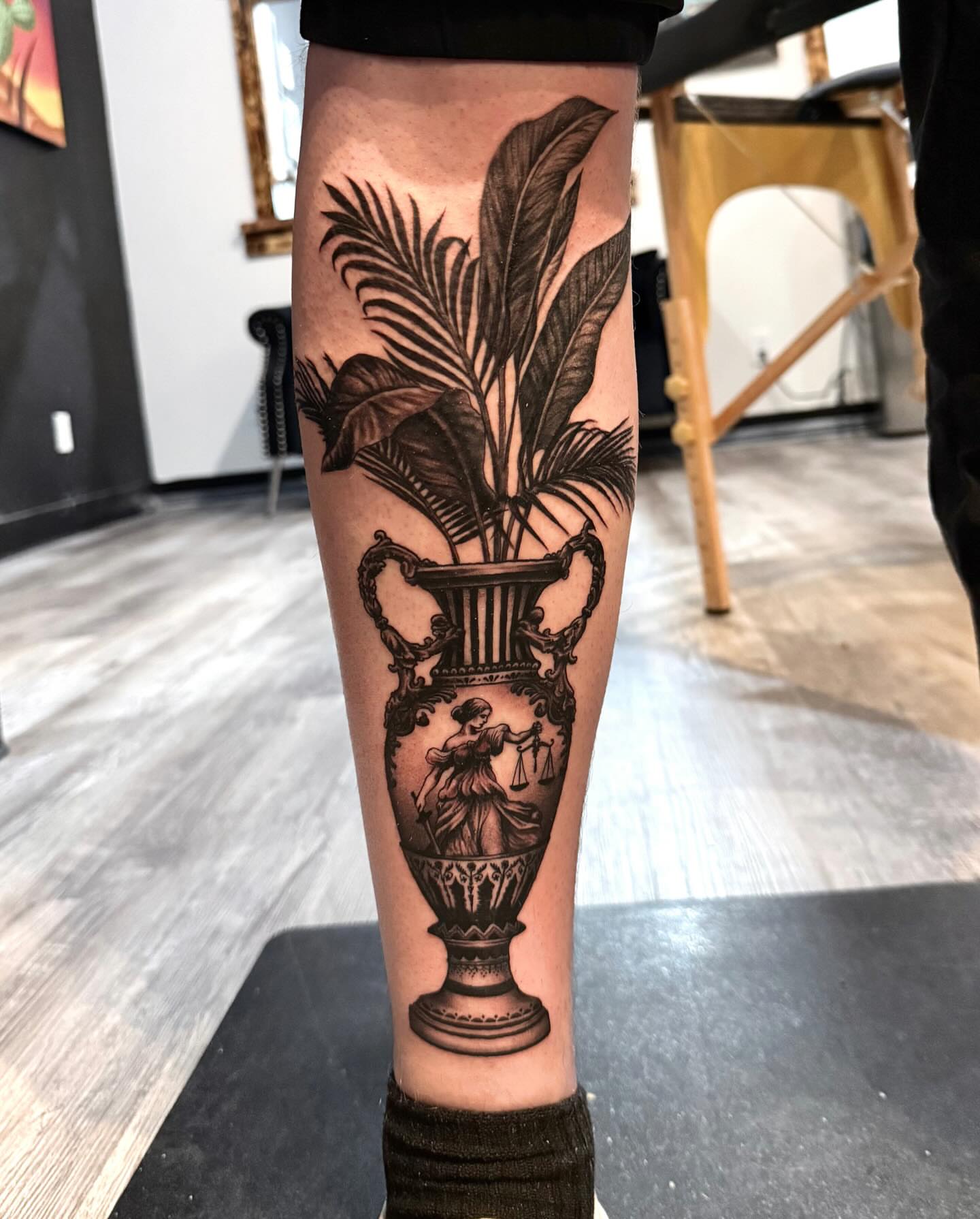 Tattoo by @inkedbychristian — black_and_grey