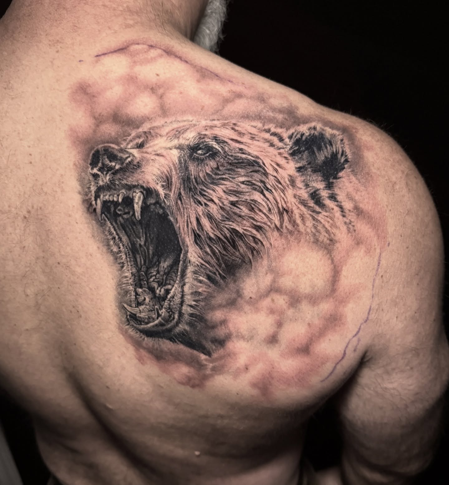Tattoo by @jakekirkdoesthemtattoos — realism, black_and_grey