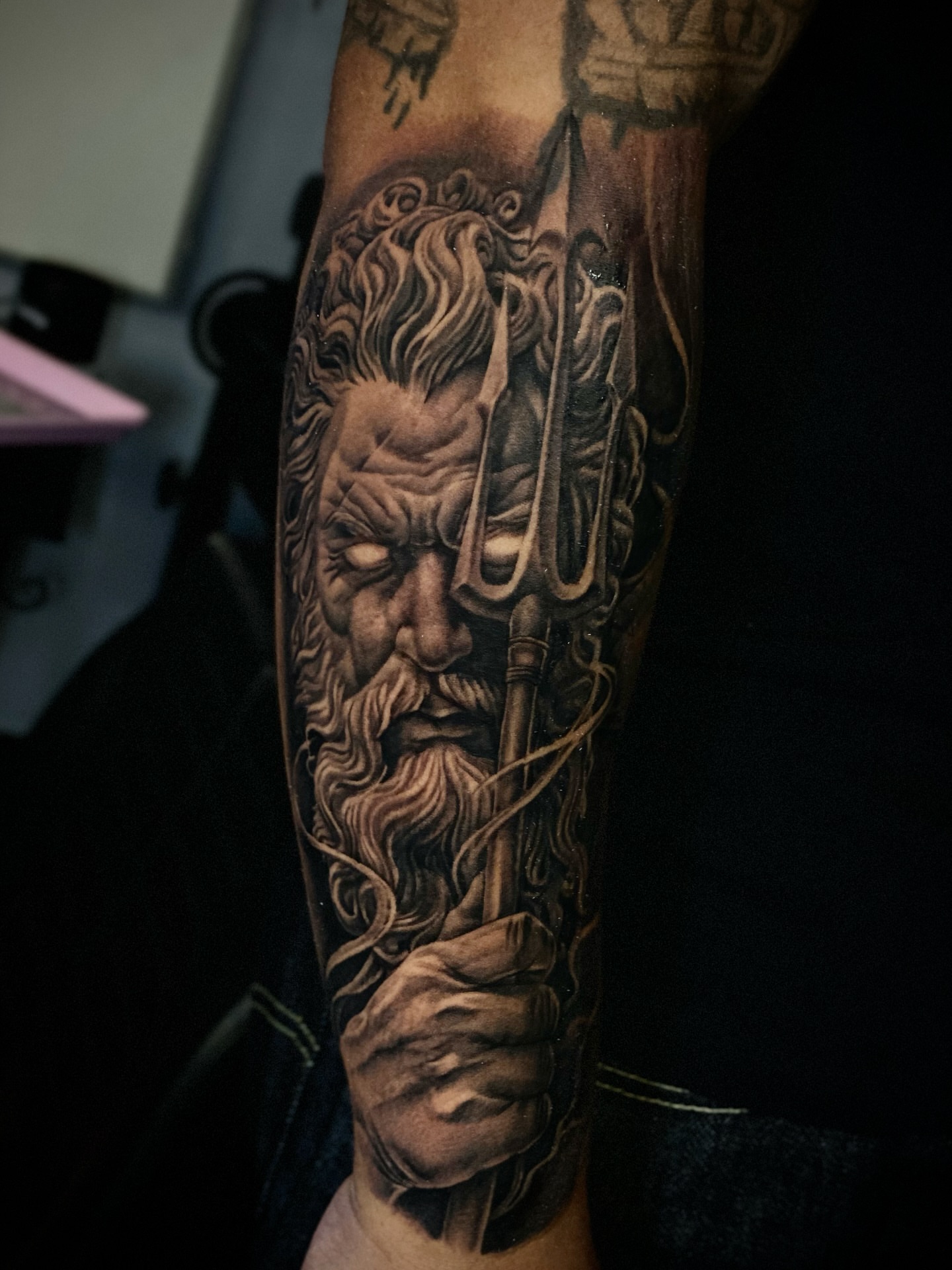 Tattoo by @sethmullintattoos — black_and_grey, realism
