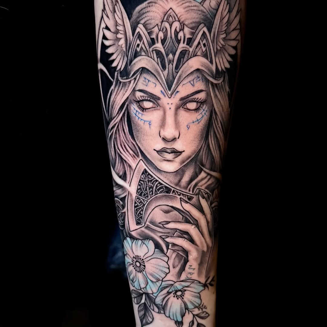 Tattoo by @sterling_tattoos — realism, black_and_grey