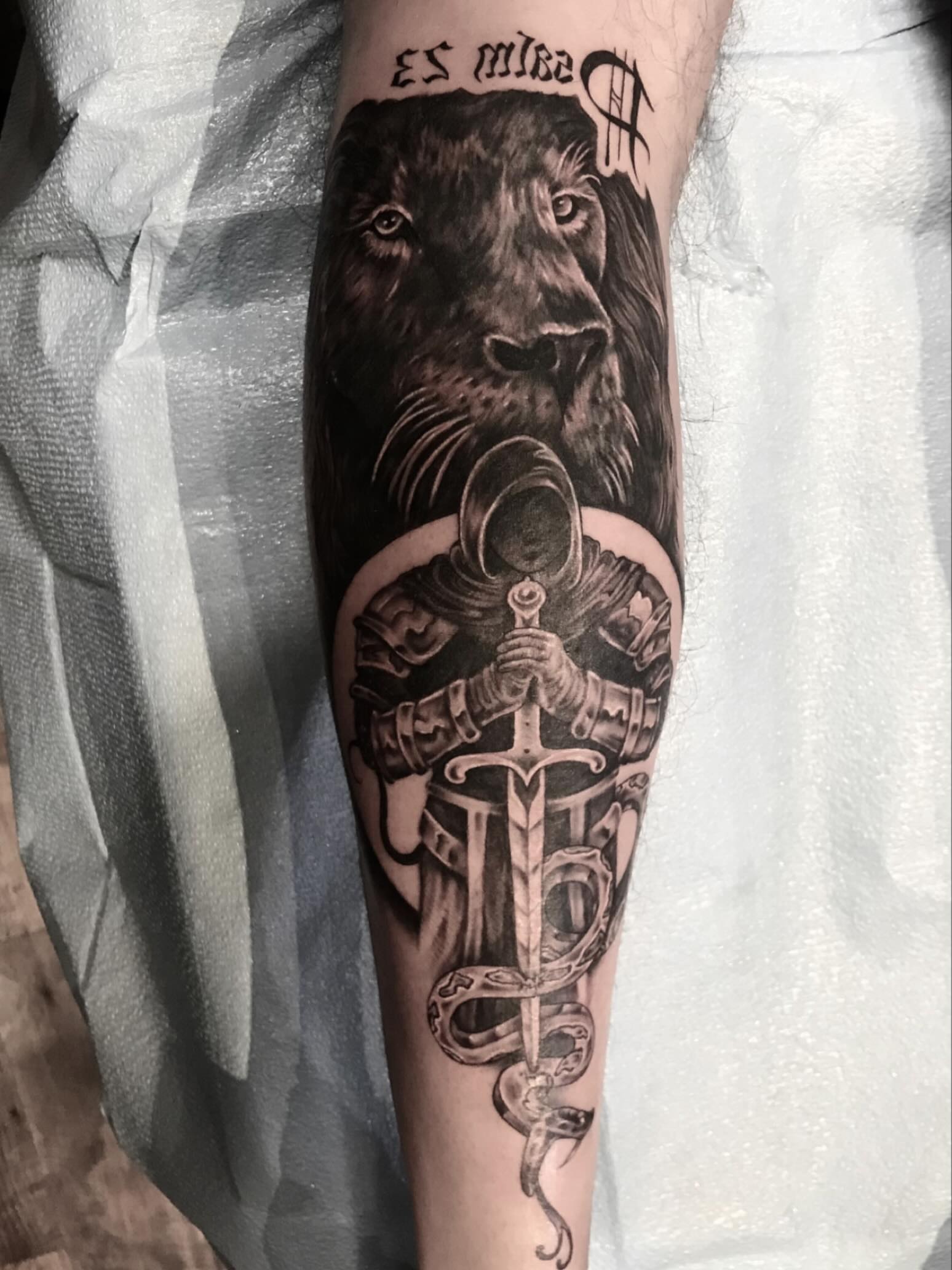 Tattoo by @heathersyvilla — black_and_grey, realism