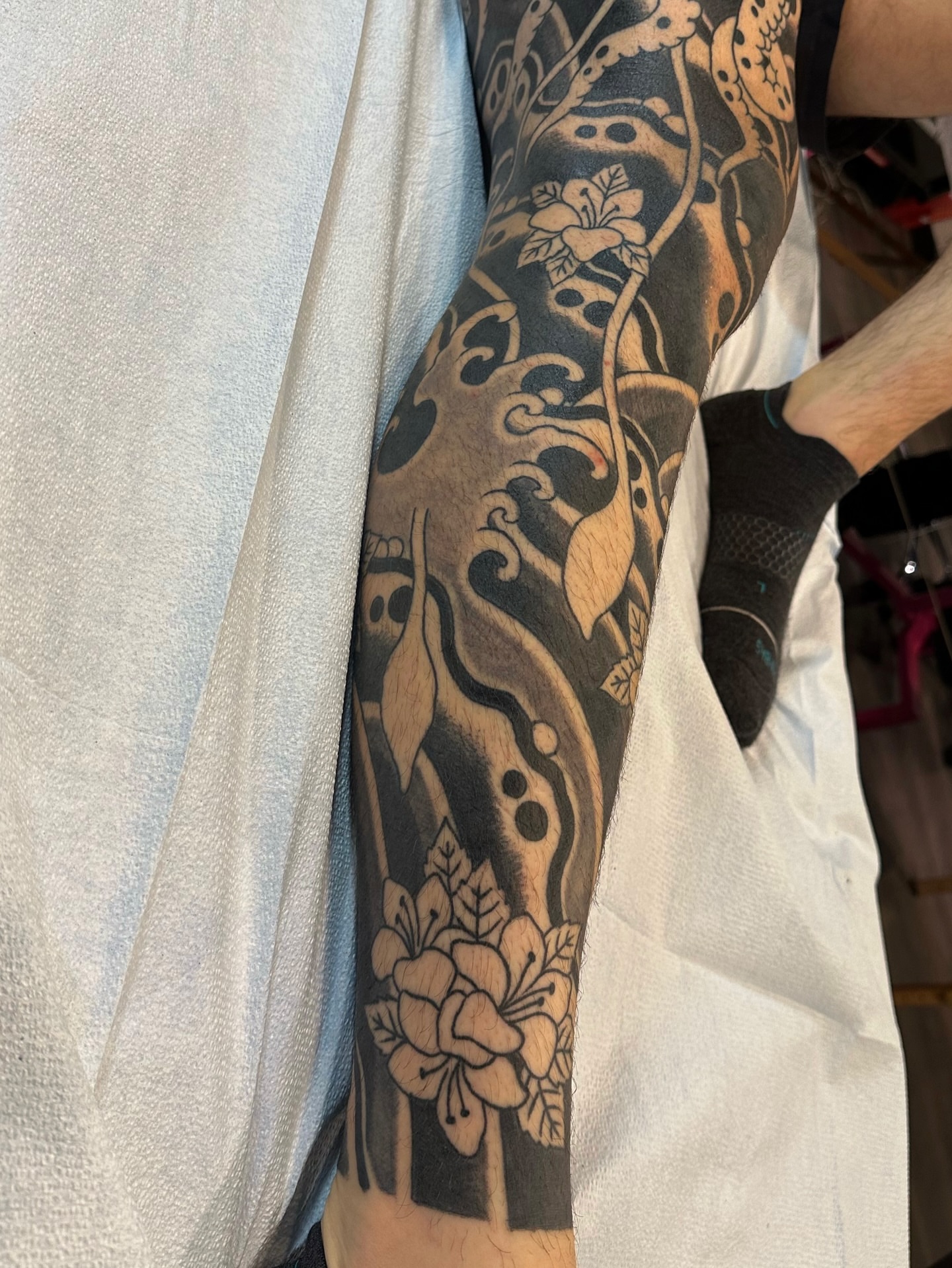 Tattoo by @danielskilltattoo — black_and_grey, japanese_irezumi