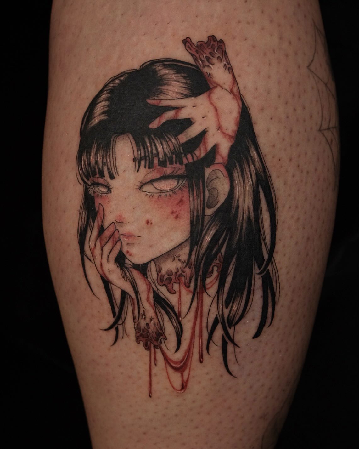 Anime girl anime tattoo on the forearm by misa (mi isabelle) β€οΈβπ₯π