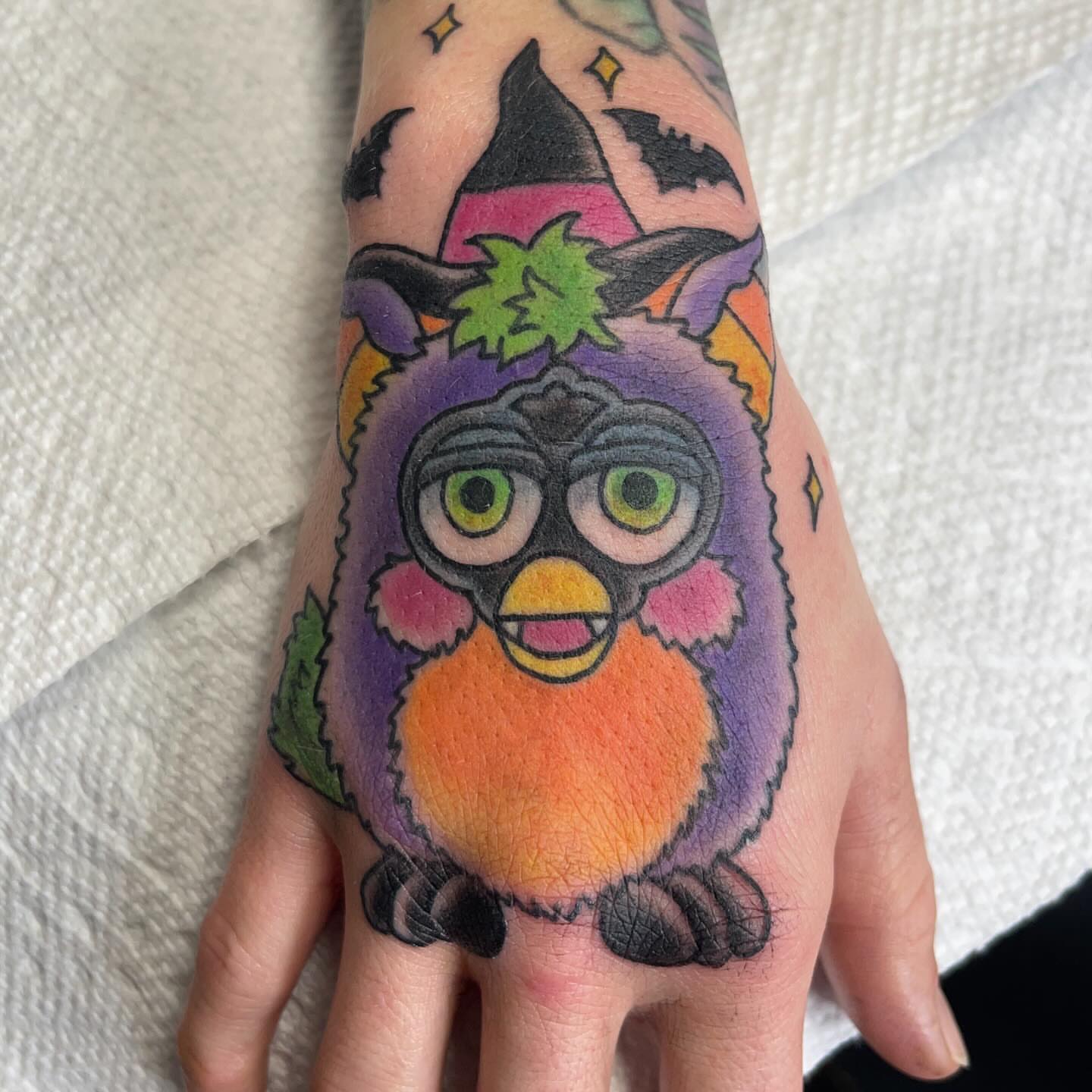Tattoo by @agirlnamed_sue — new_school