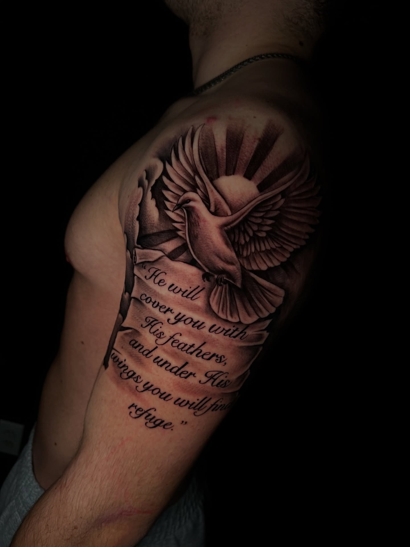Tattoo by @artofshadow โ black_and_grey