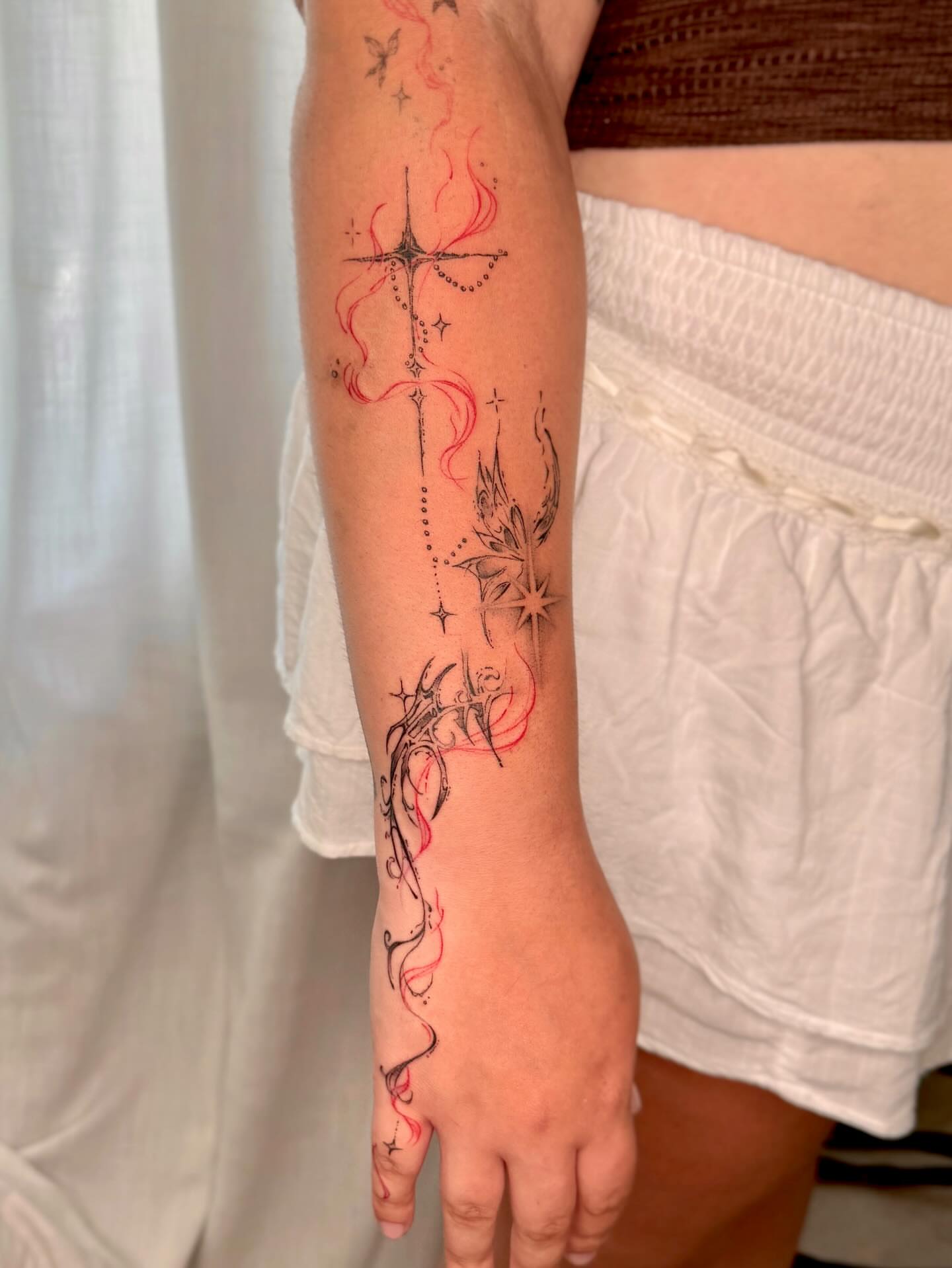 Tattoo by @tattooist_veni — dotwork, geometric