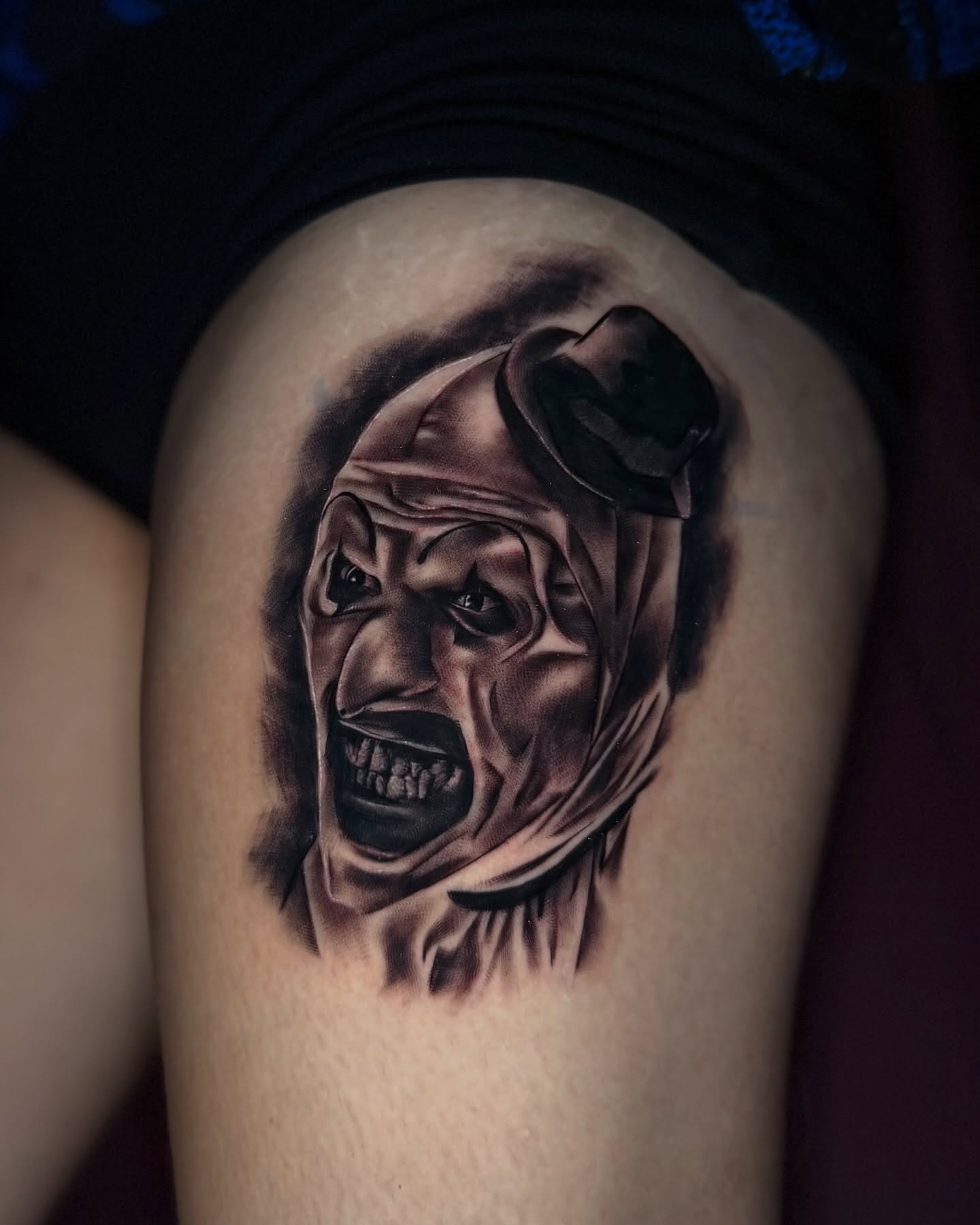 Tattoo by @aaron.tattoos — dark_realism