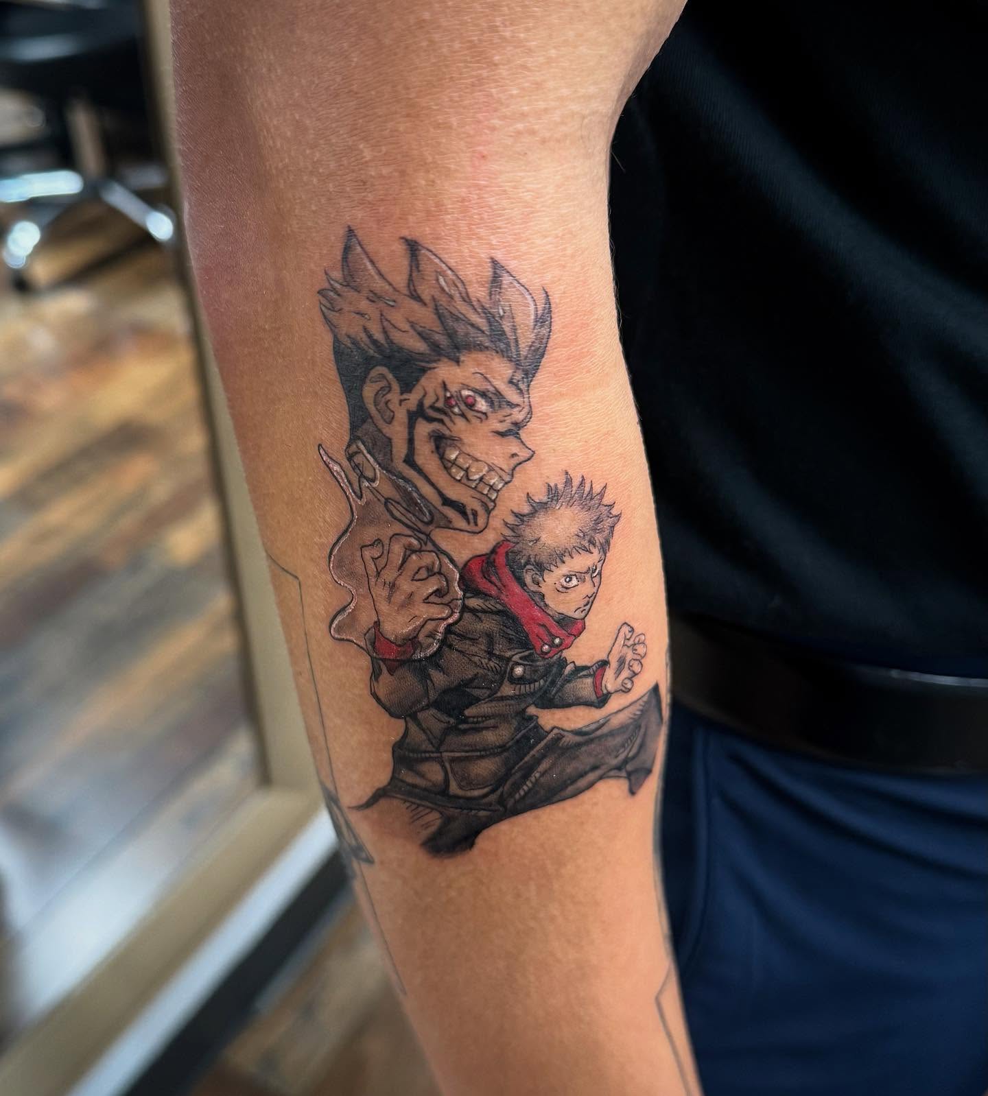 Tattoo by @ktea_and_tattoos — anime